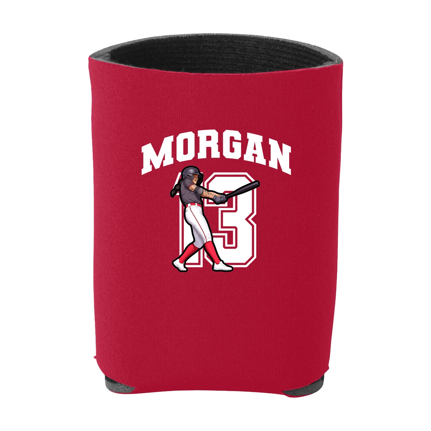 Can Holder — Number in Red