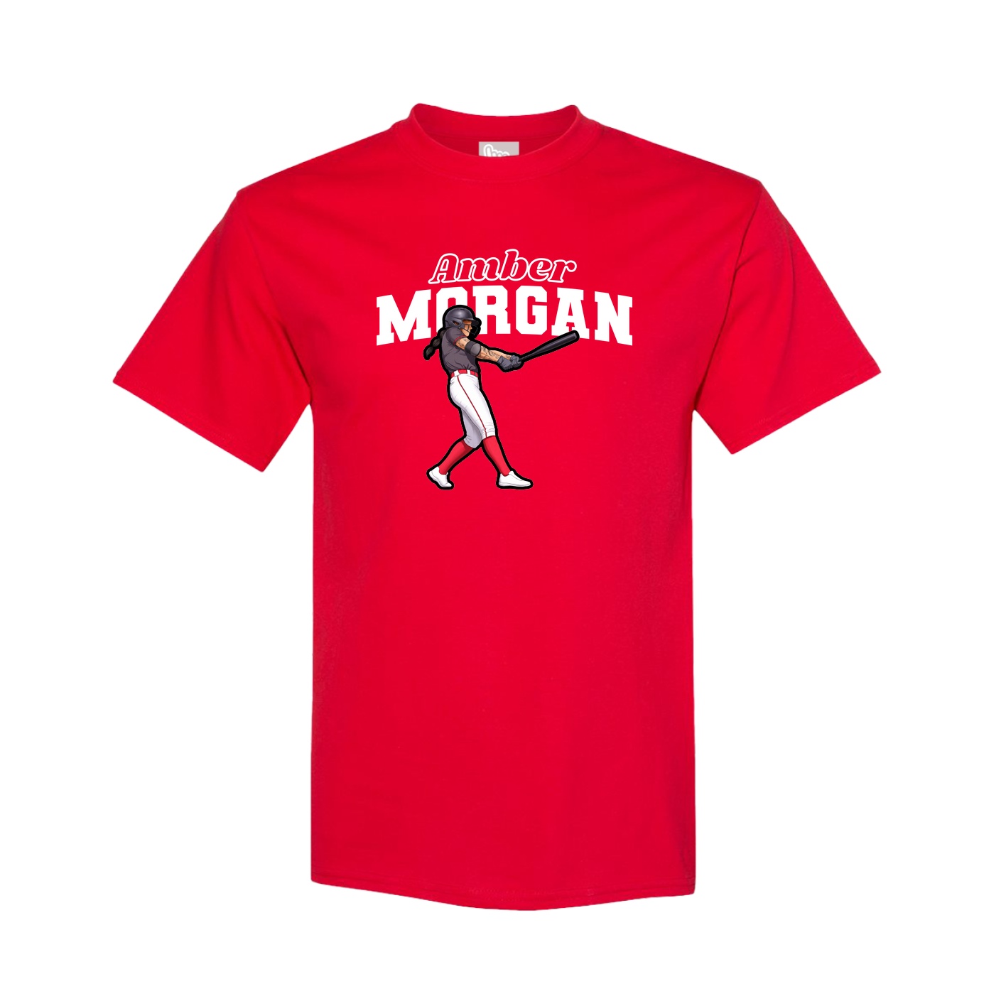 Tee — Name Arch in Red
