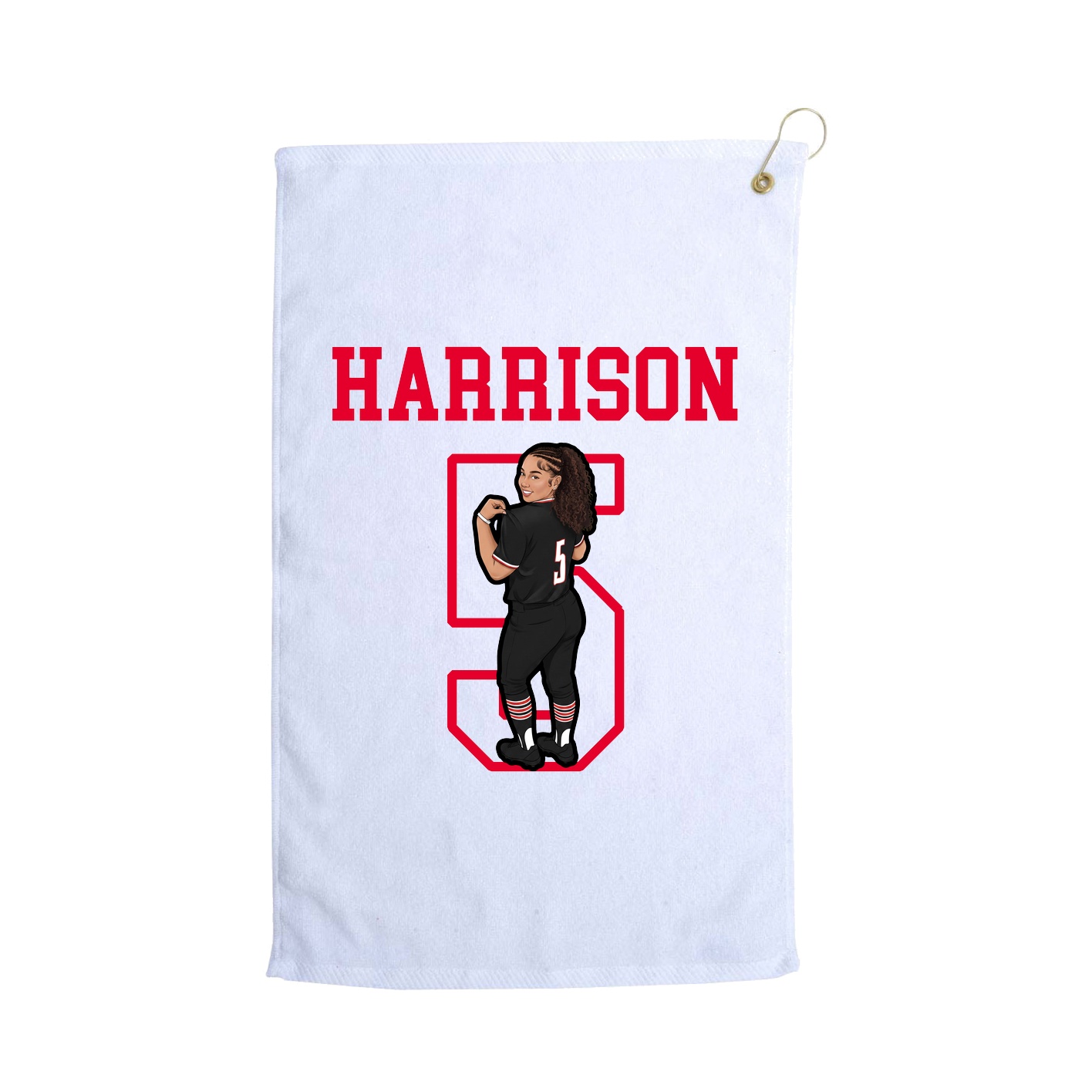 Golf Towel — Shirsey in White