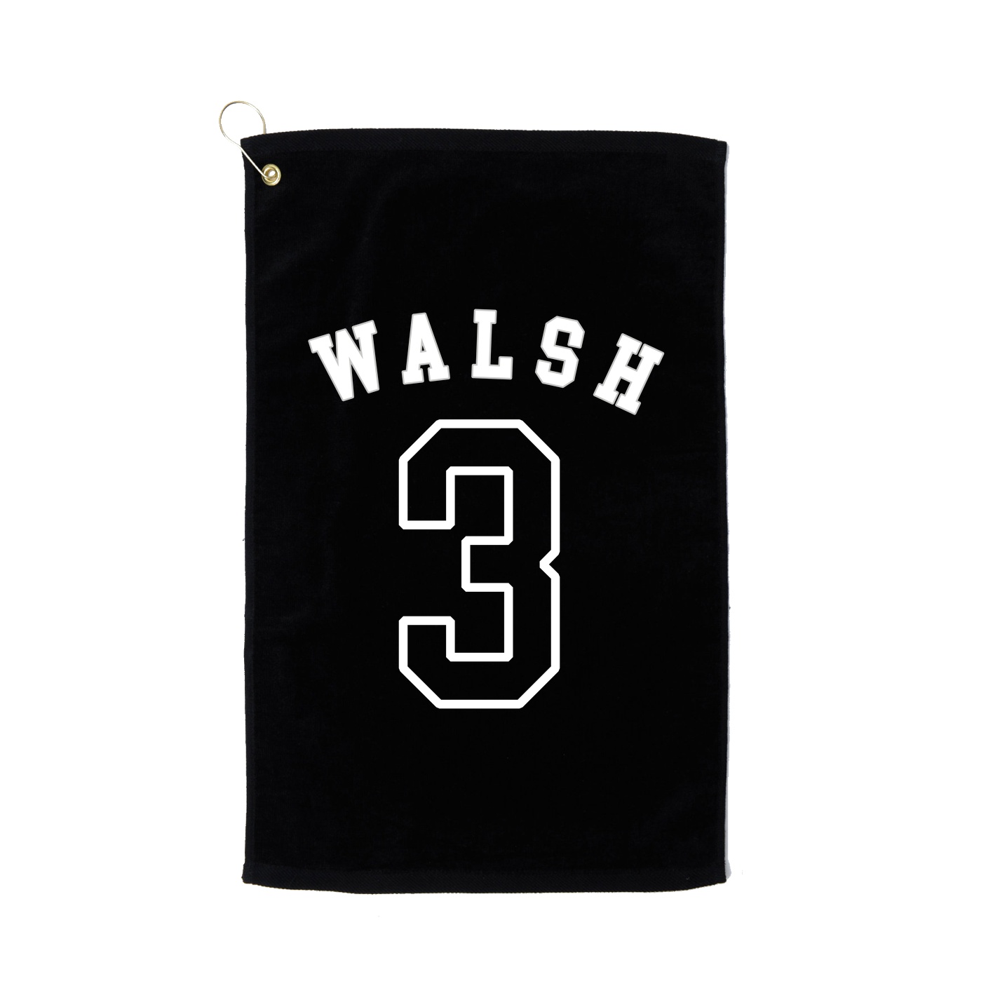 Golf Towel — Shirsey Arch in Black