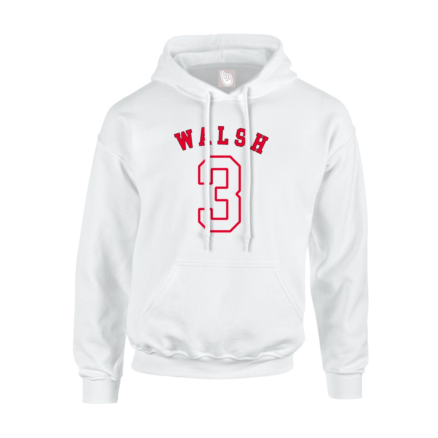 Hoodie — Shirsey Arch in White