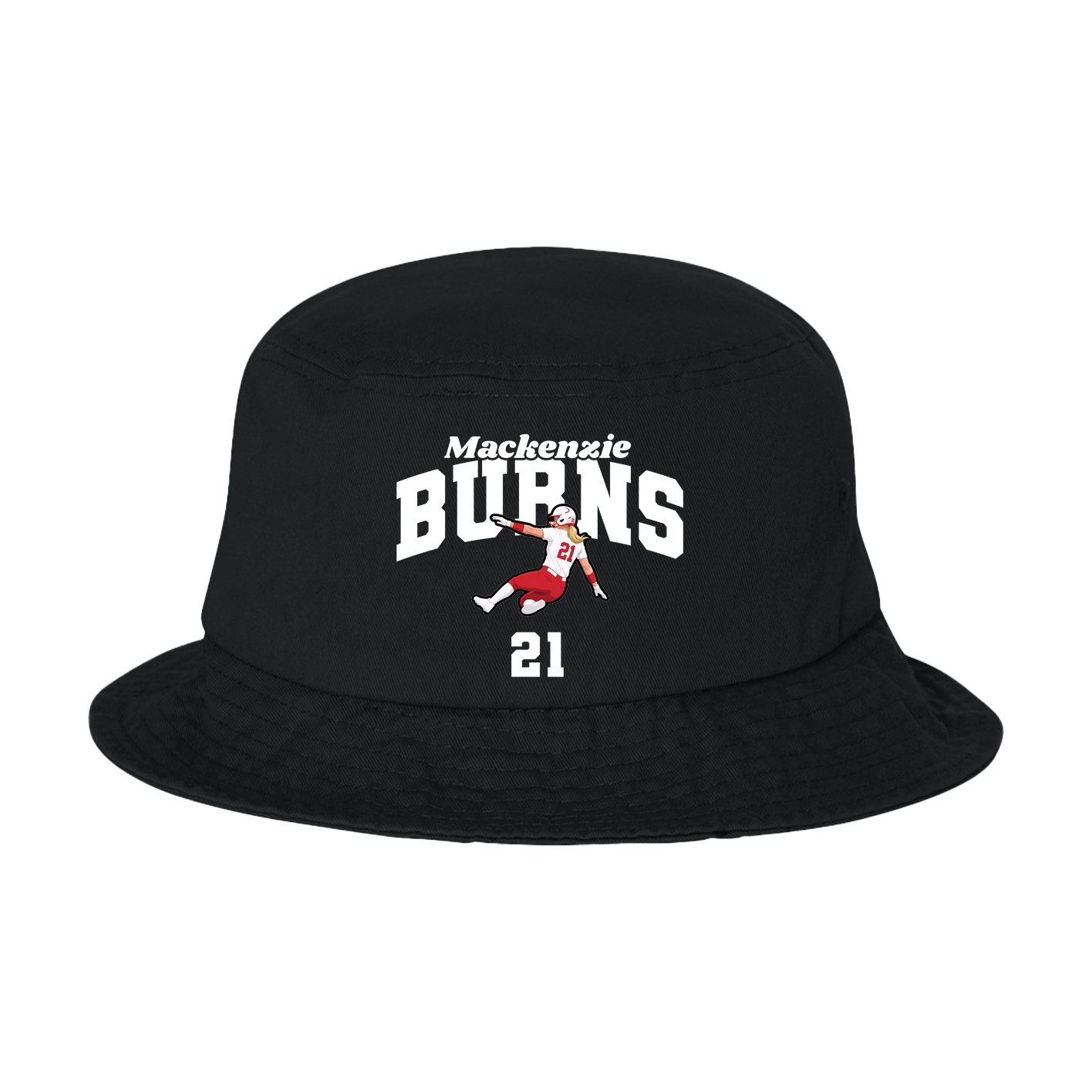 Bucket Cap — Signature Arch in Black