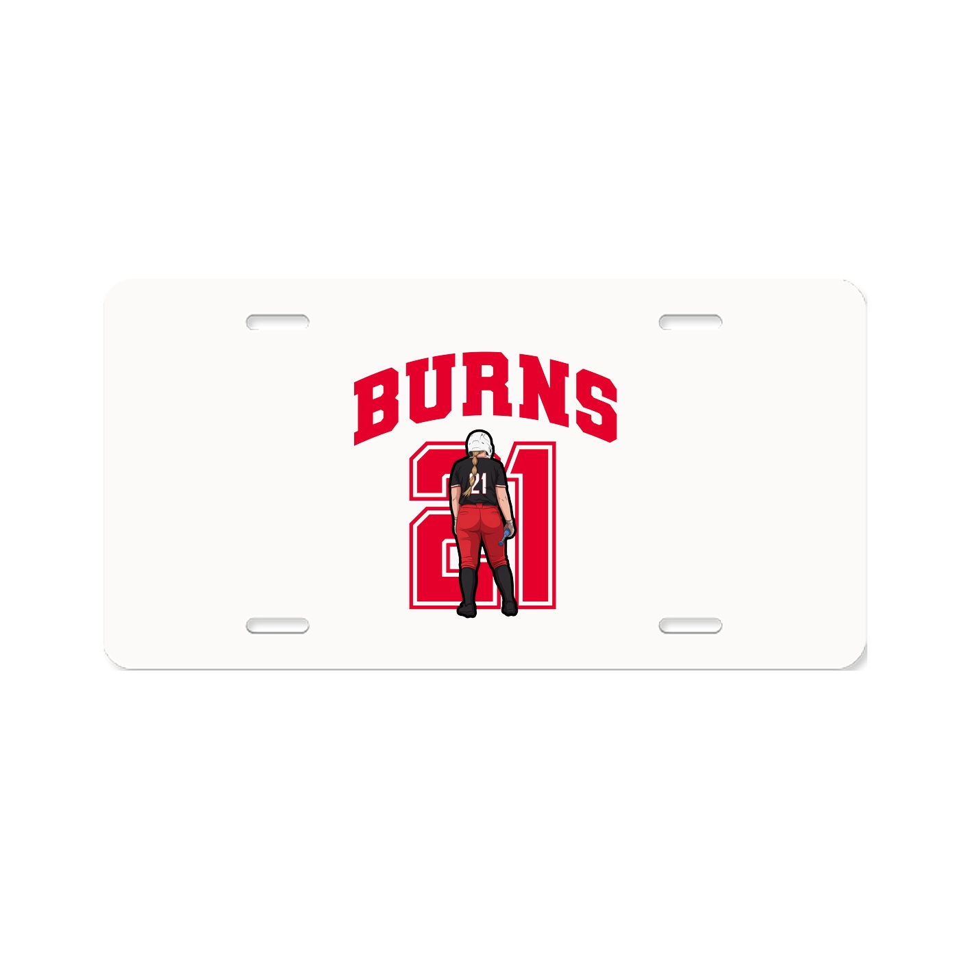 License Plate — Number in Classic