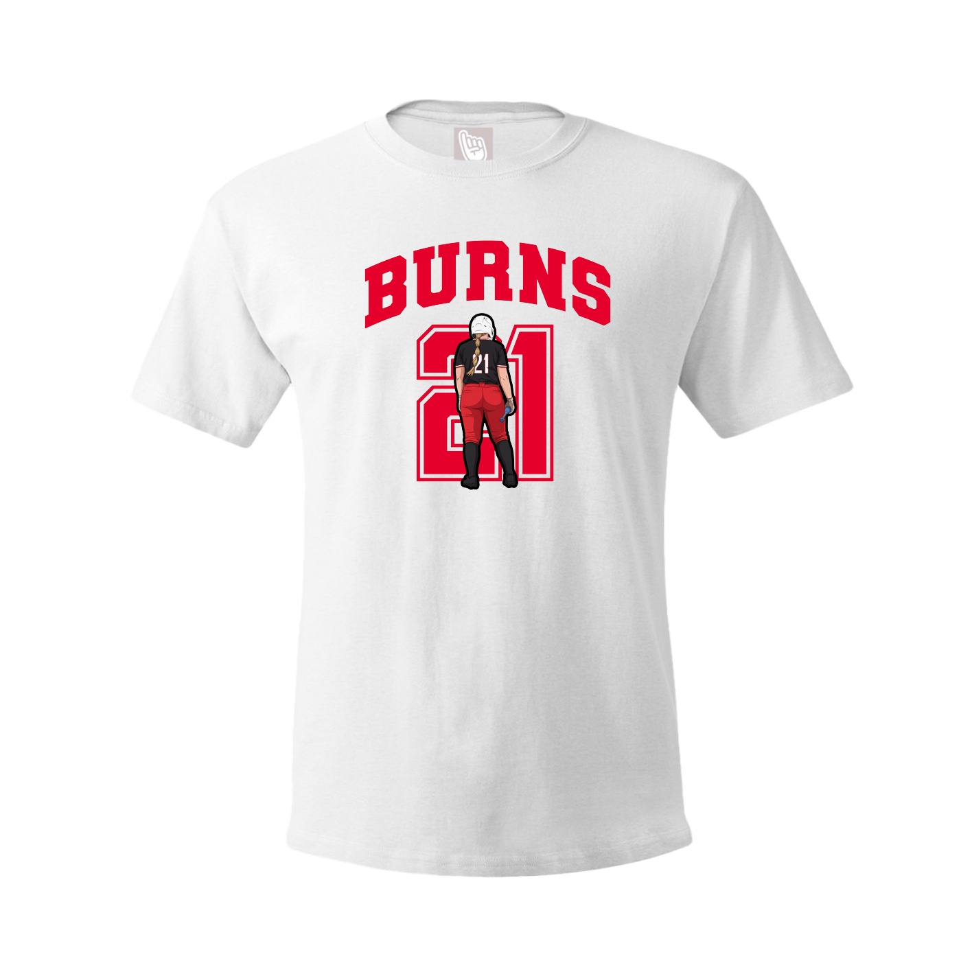 Tee — Number in White