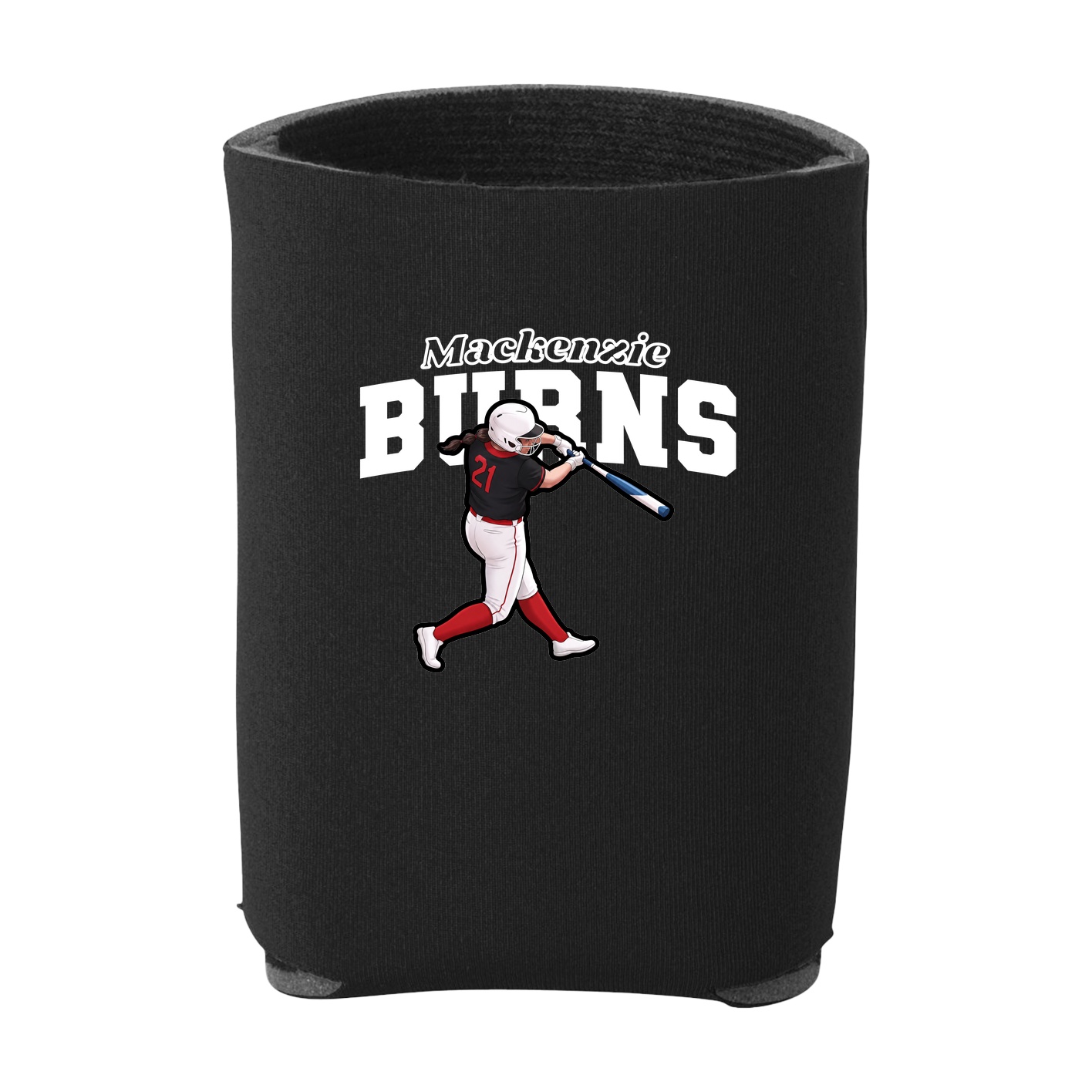 Can Holder — Name Arch in Black