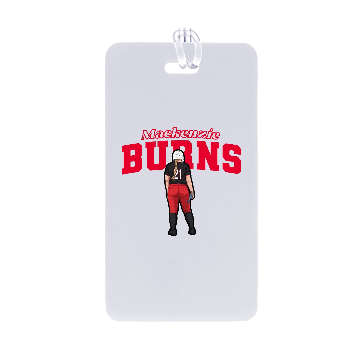 Bag Tag — Name Arch in Classic