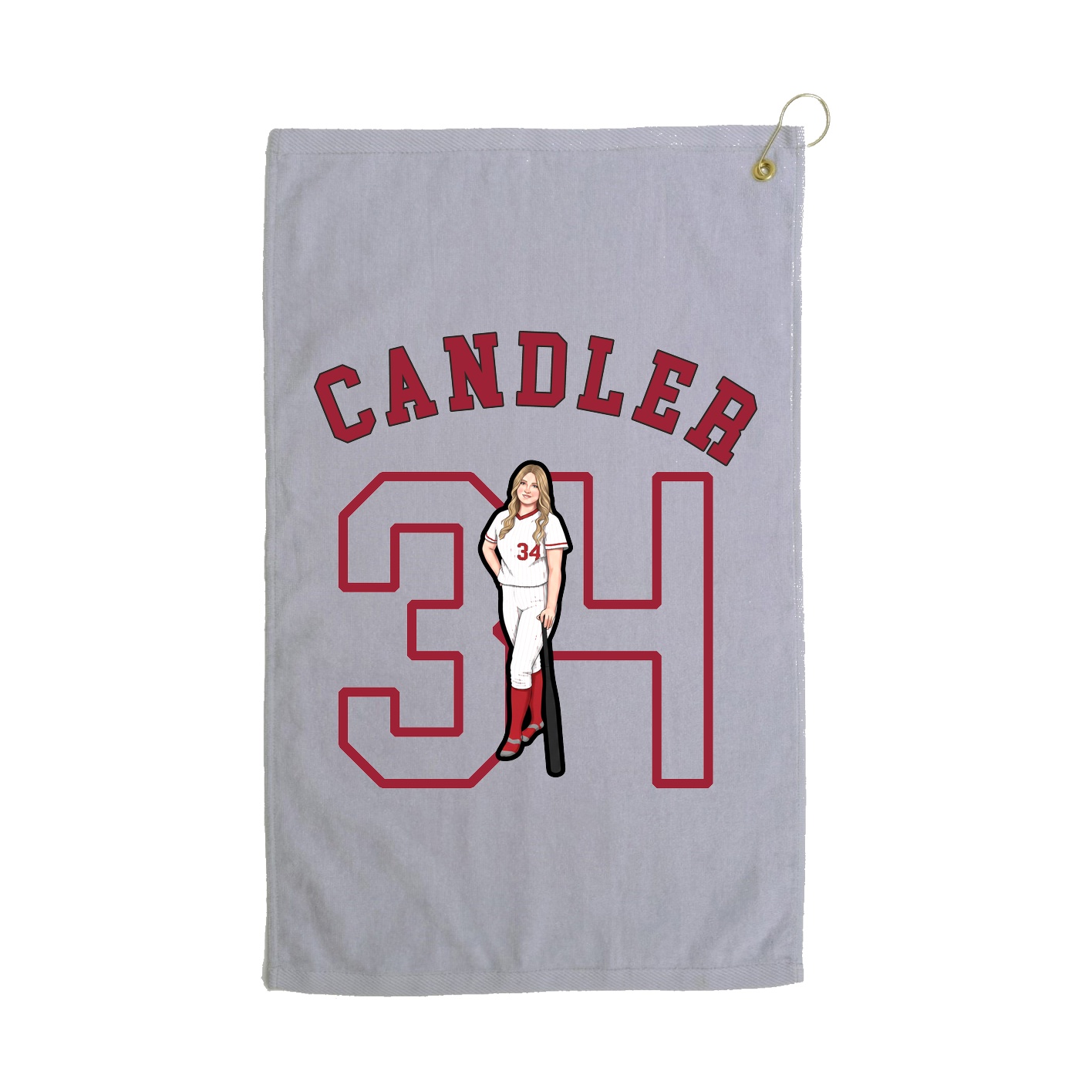 Golf Towel — Shirsey Arch in Grey