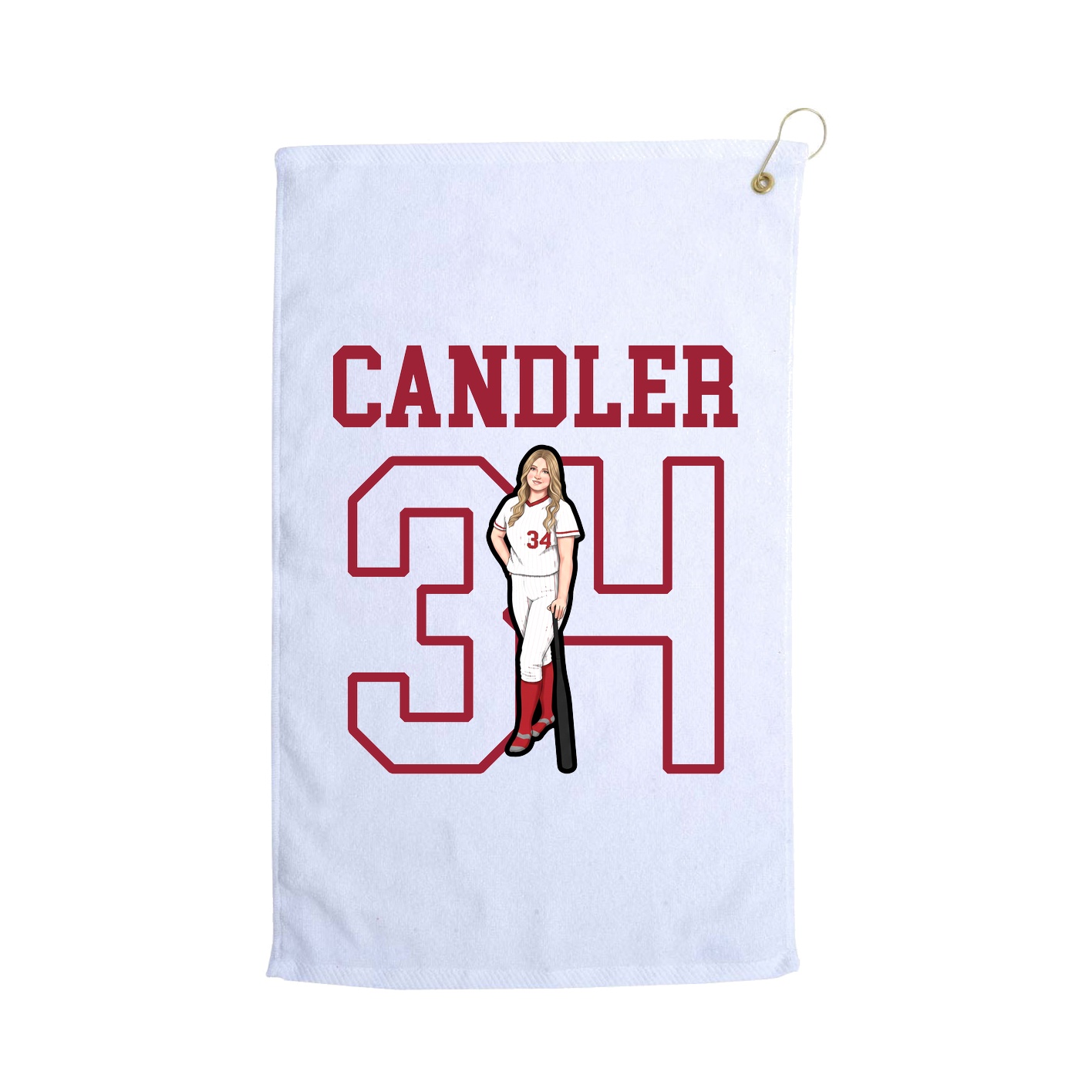 Golf Towel — Shirsey in White