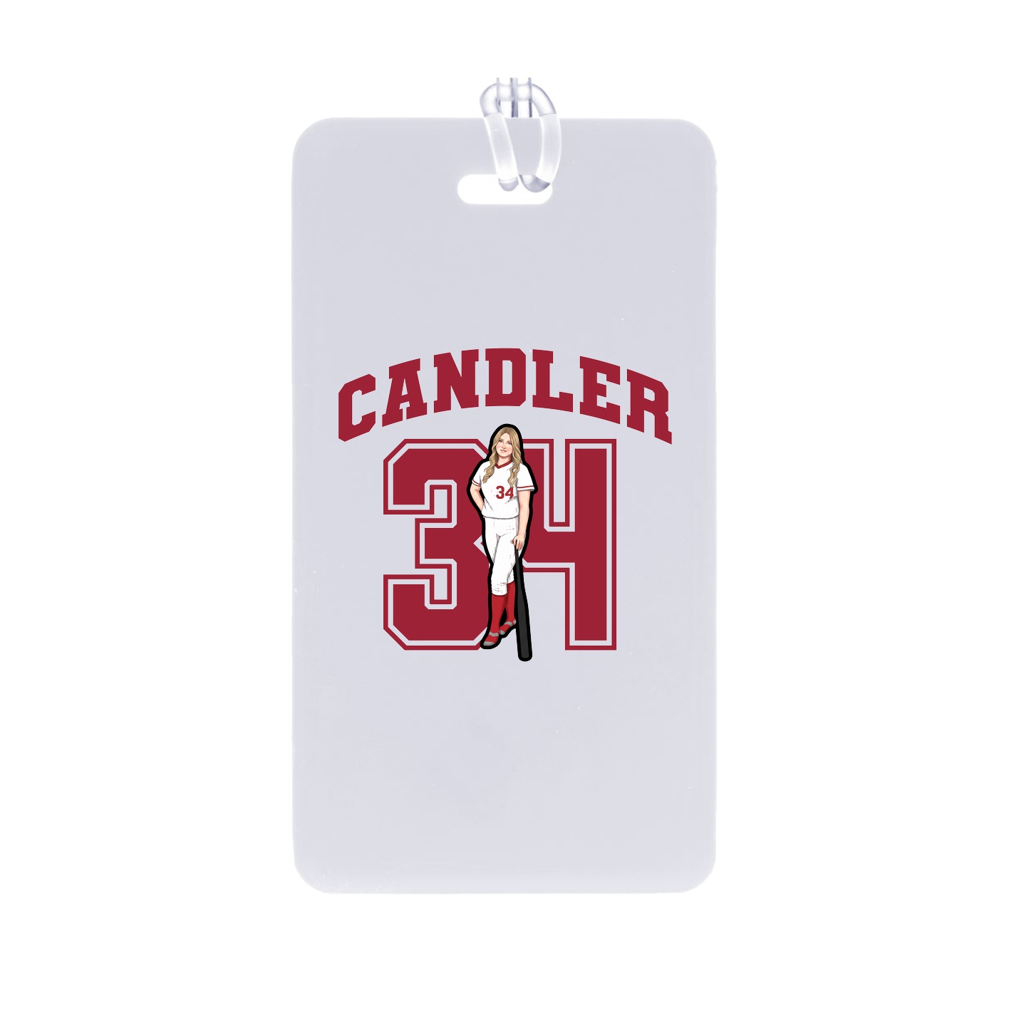 Bag Tag — Number in Classic