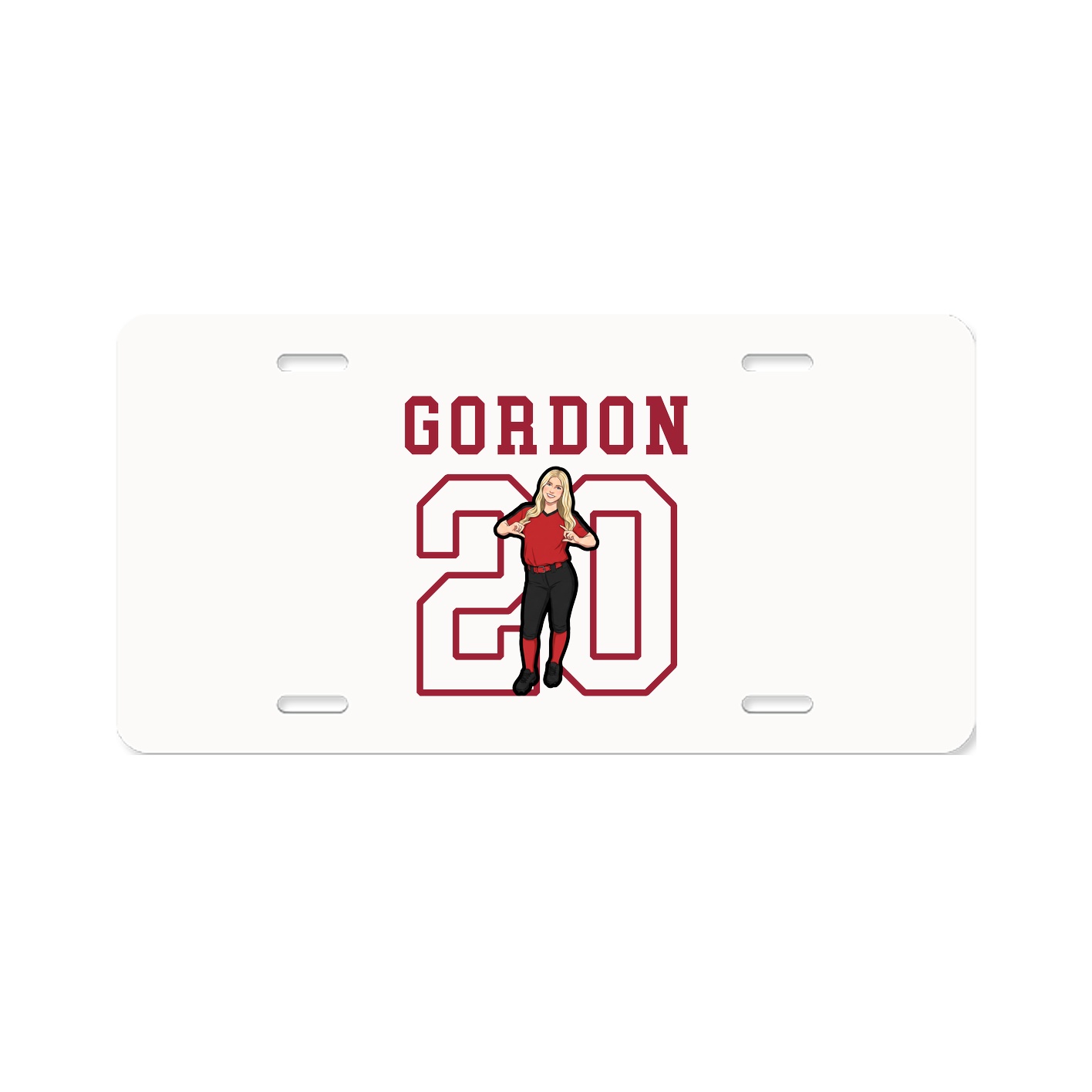 License Plate — Shirsey in Classic