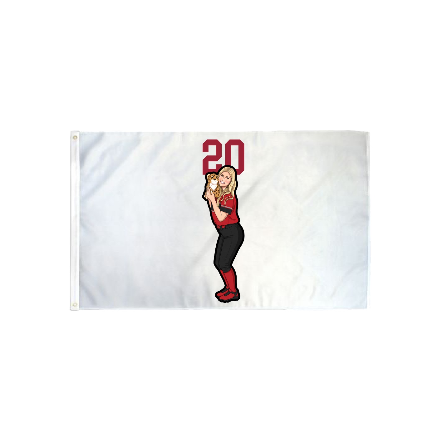 3x5 Flag — Number Top in Classic