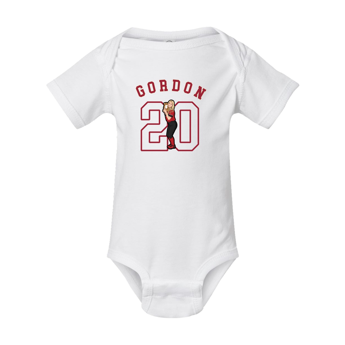 Baby Onesie — Shirsey Arch in White
