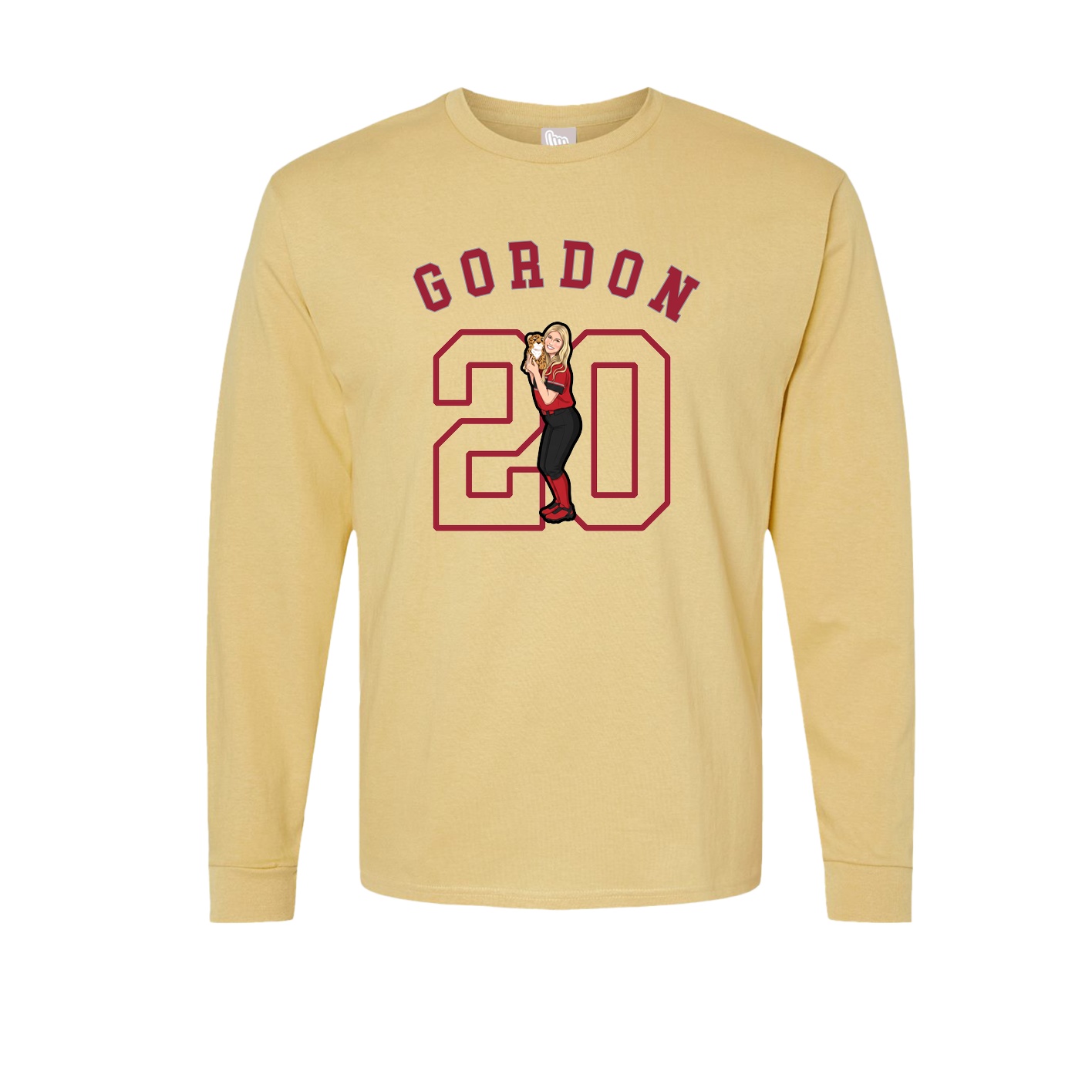 Long Sleeve Tee — Shirsey Arch in Vegas Gold