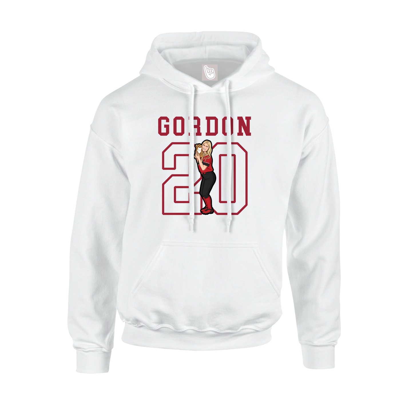 Youth Hoodie — Shirsey in White