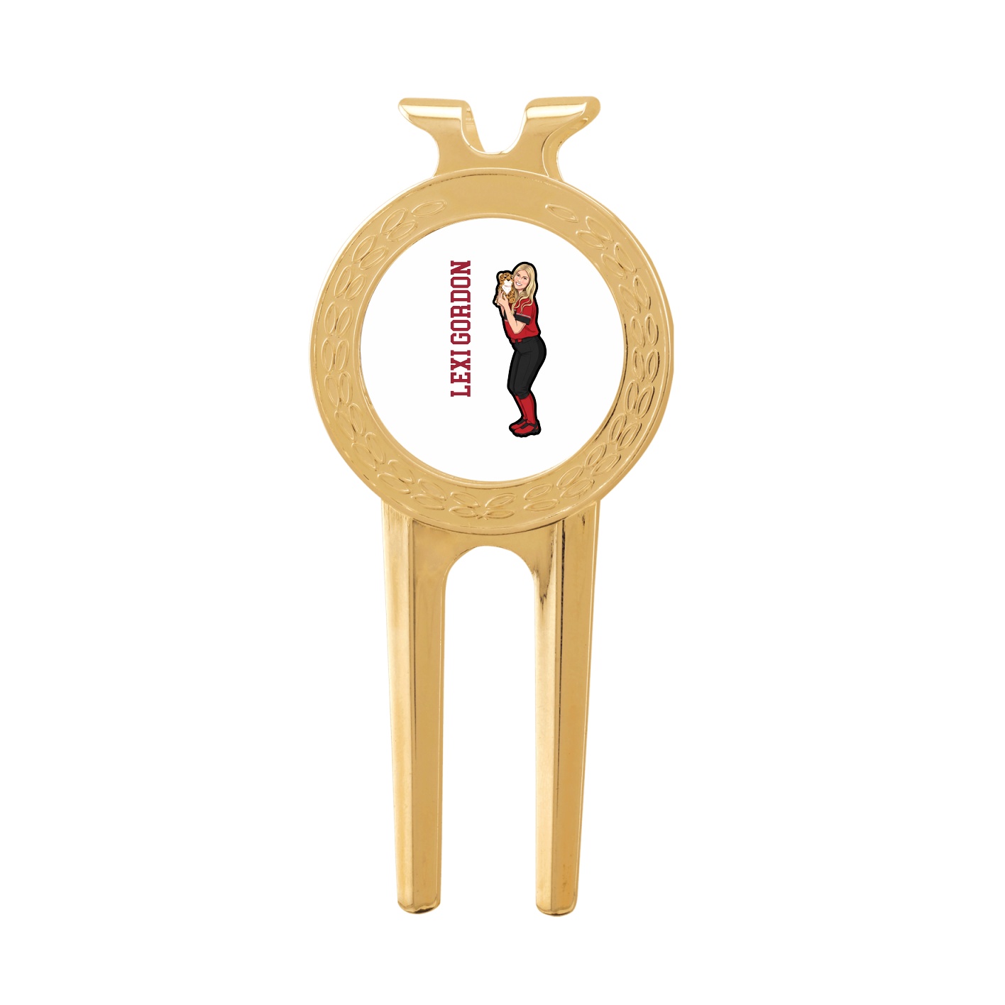 Divot Tool with Ball Marker — Name Vertical in Classic