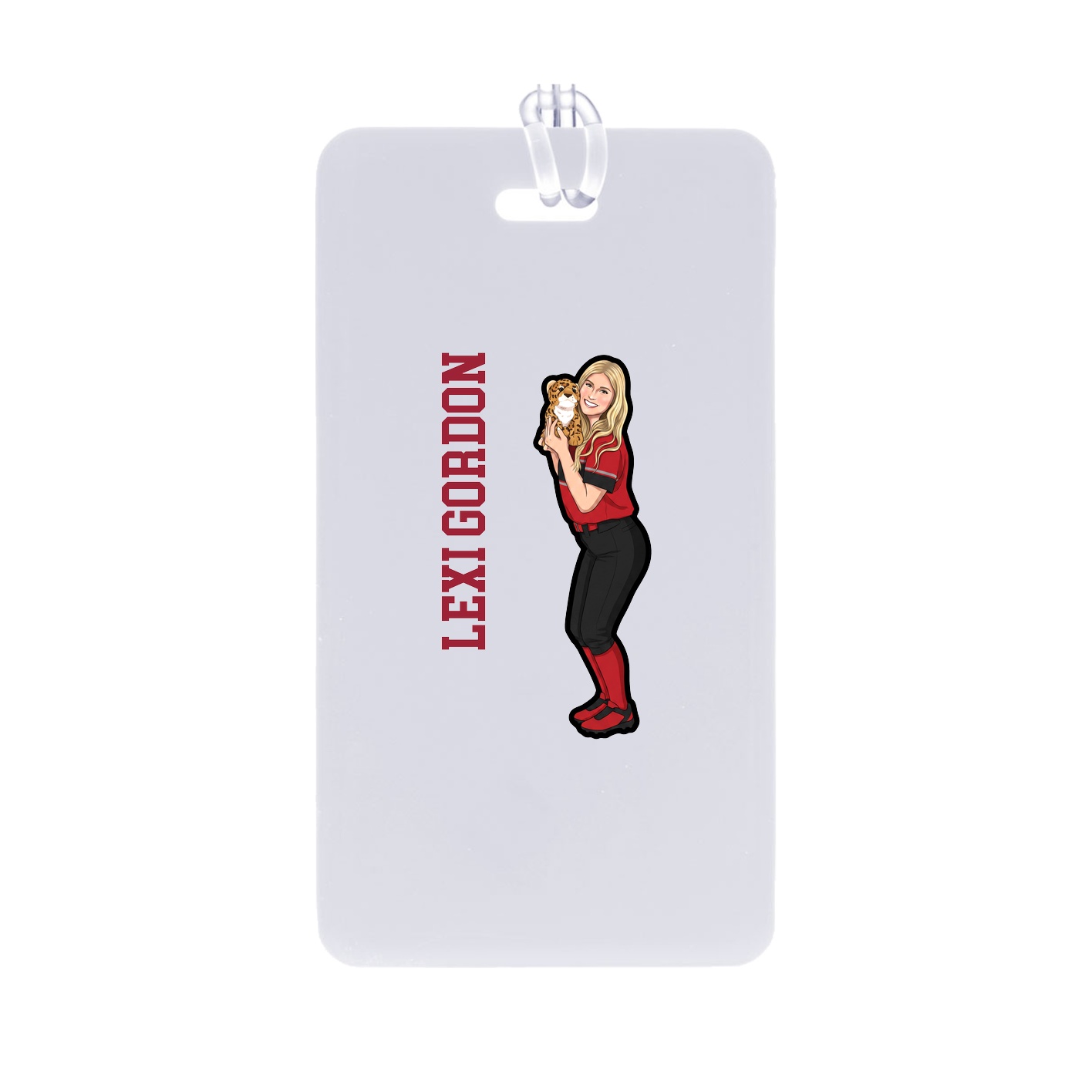 Bag Tag — Name Vertical in Classic