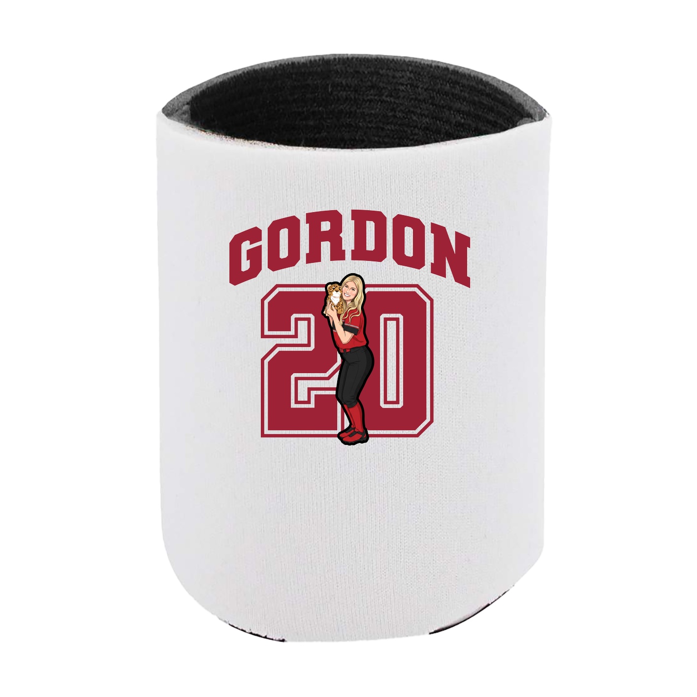 Can Holder — Number in White