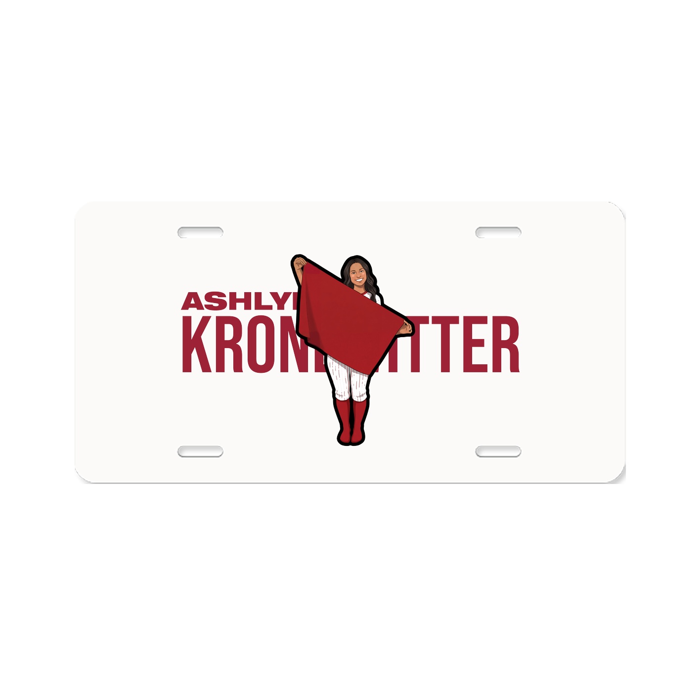 License Plate — Player Name in Classic