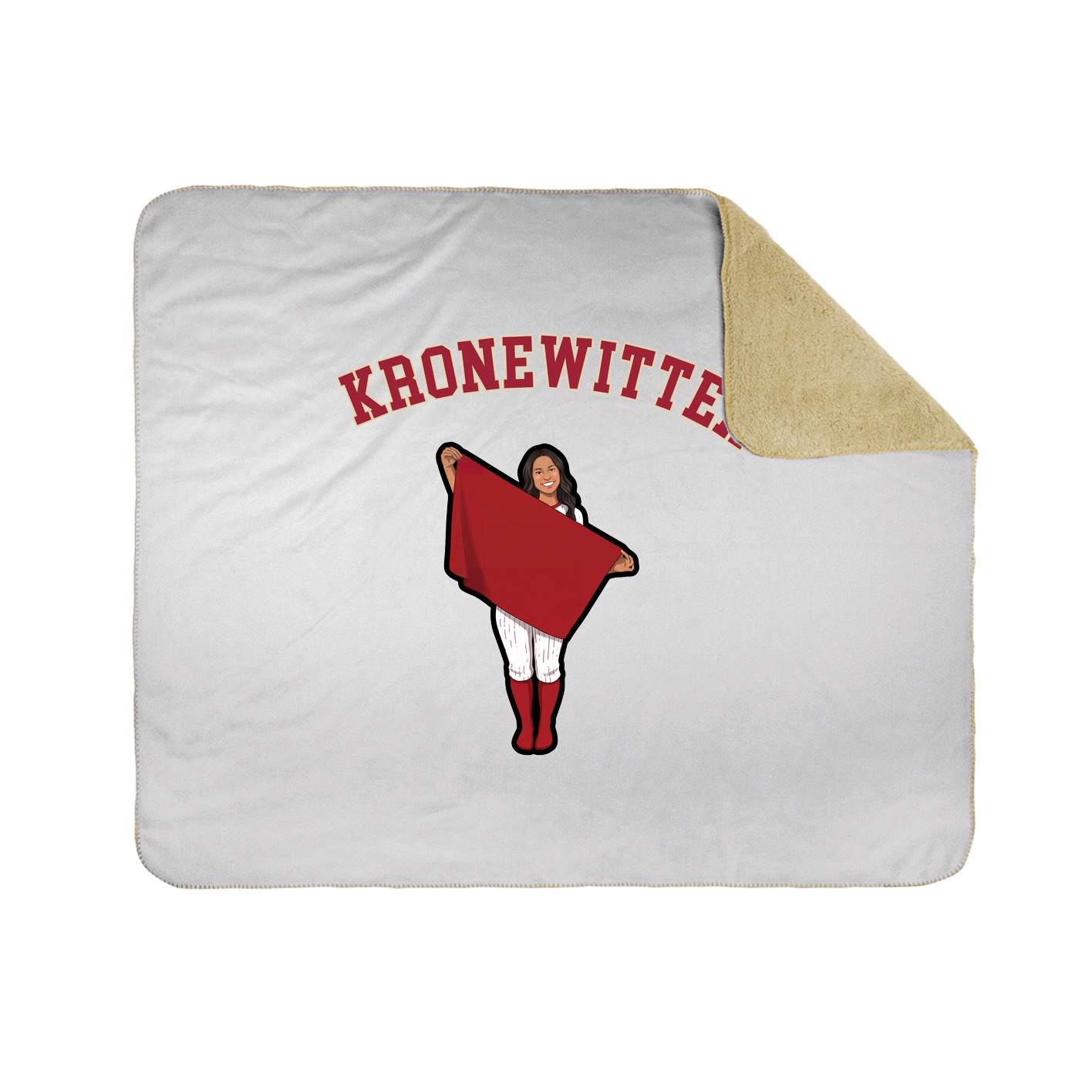 Throw Blanket — Shirsey Arch in White