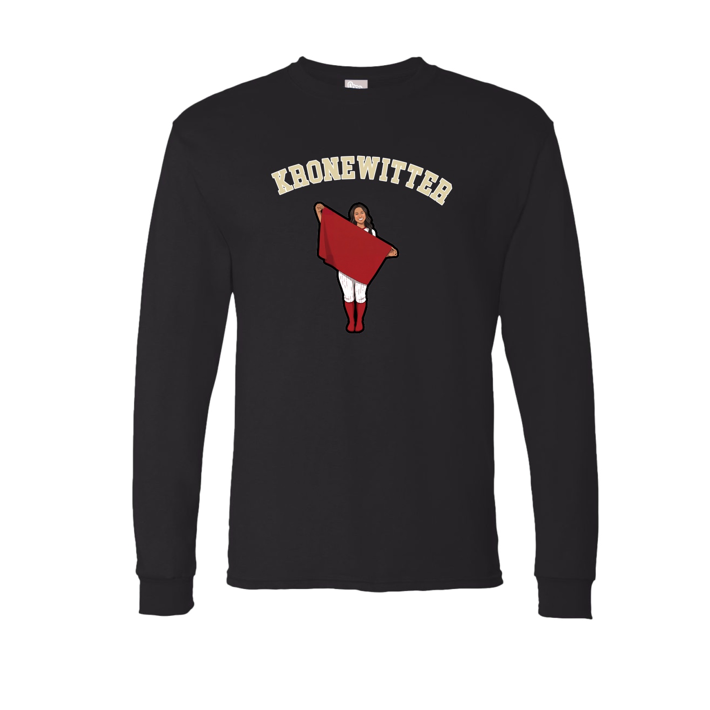 Long Sleeve Tee — Shirsey Arch in Black