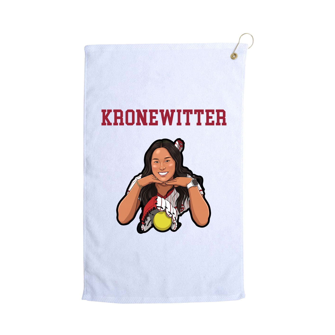 Golf Towel — Shirsey in White