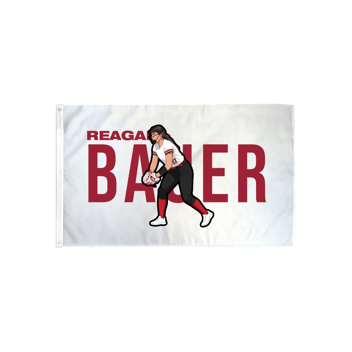 3x5 Flag — Player Name in Classic