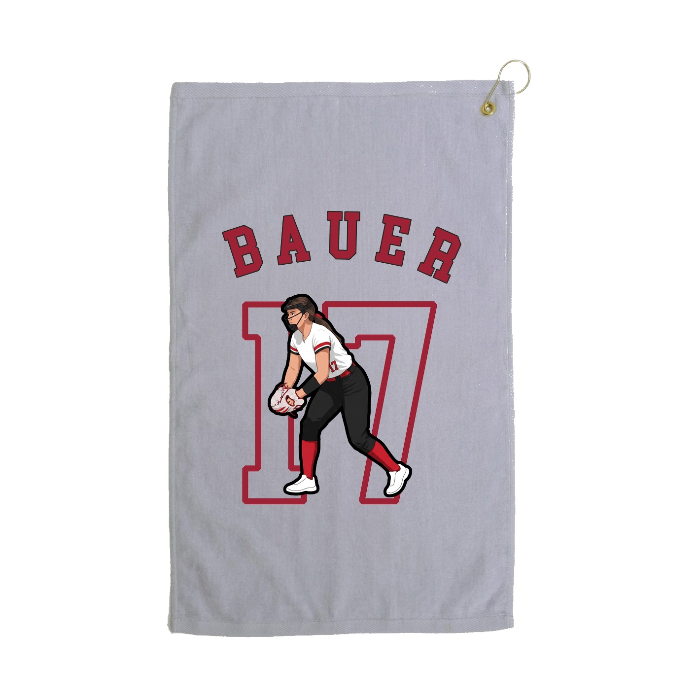 Golf Towel — Shirsey Arch in Grey