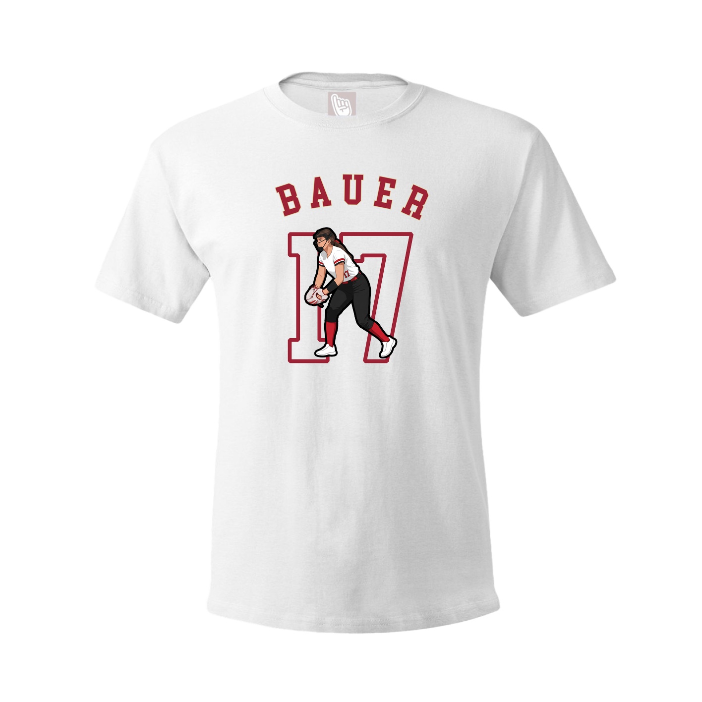 Youth Tee — Shirsey Arch in White