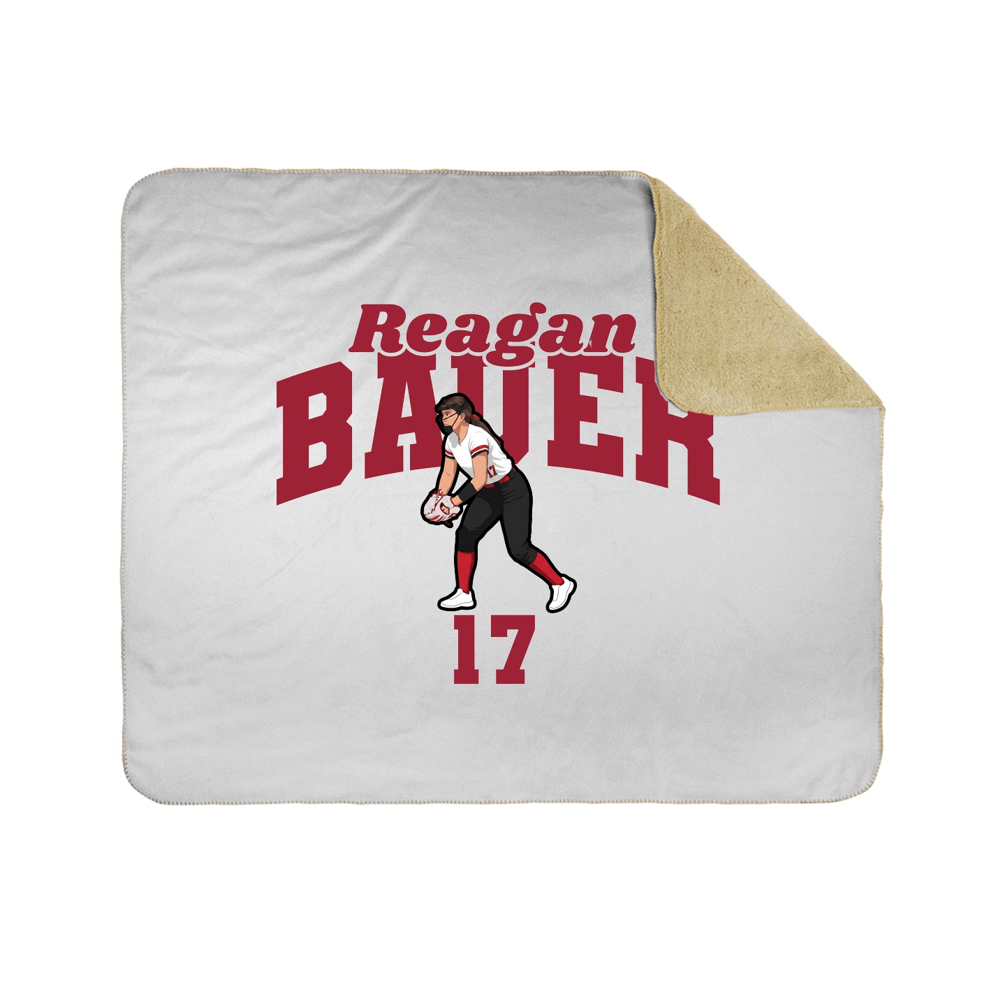 Throw Blanket — Signature Arch in White