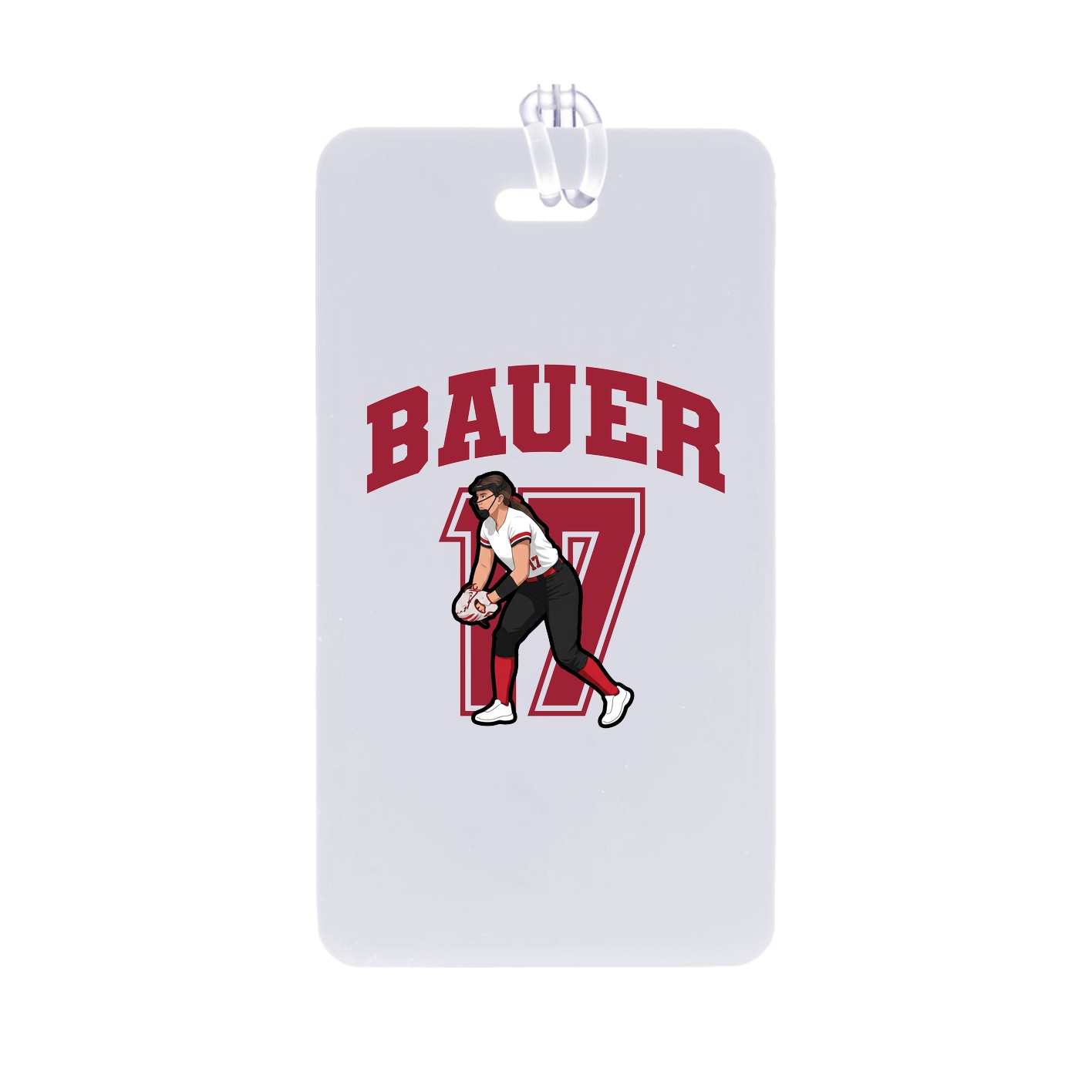 Bag Tag — Number in Classic