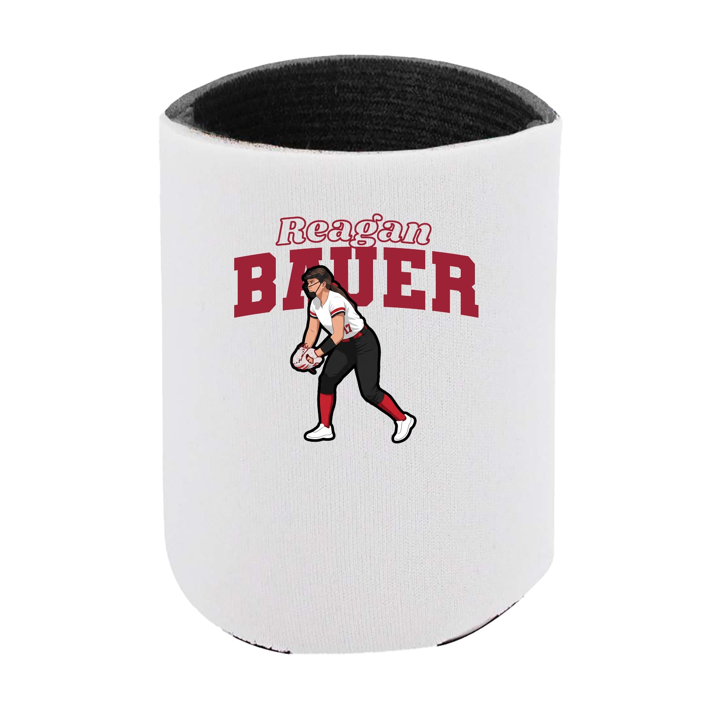 Can Holder — Name Arch in White