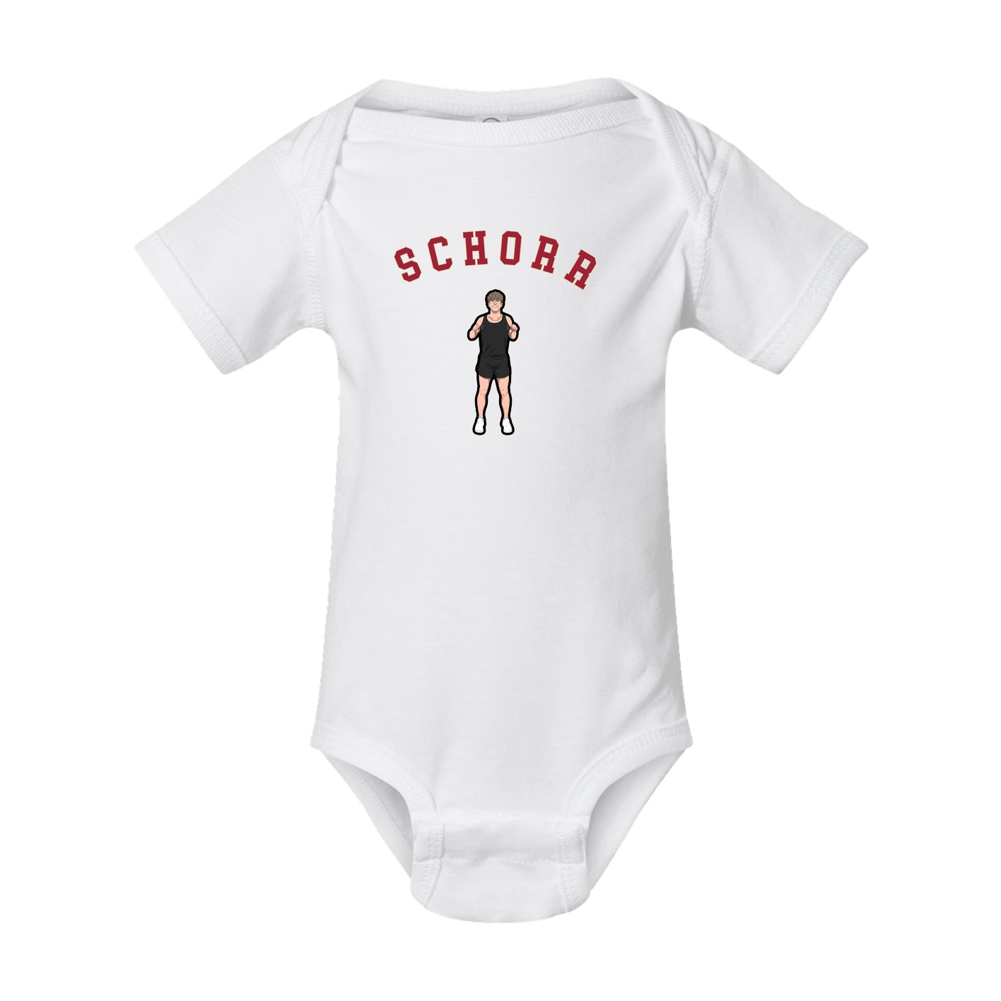 Baby Onesie — Shirsey Arch in White