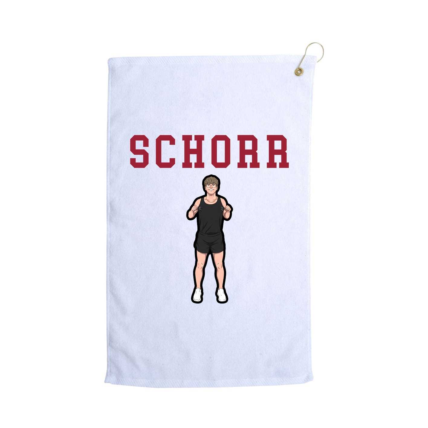 Golf Towel — Shirsey in White