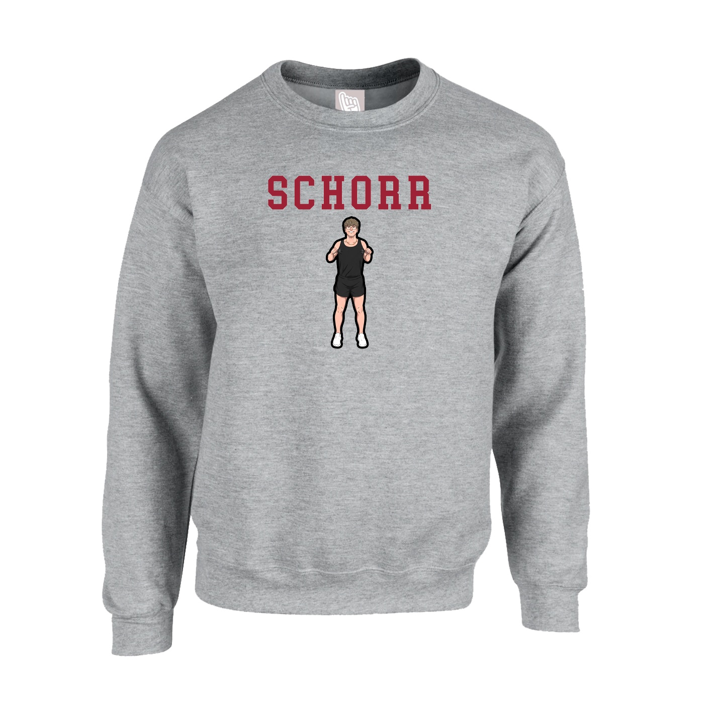 Fleece Crew — Shirsey in Grey