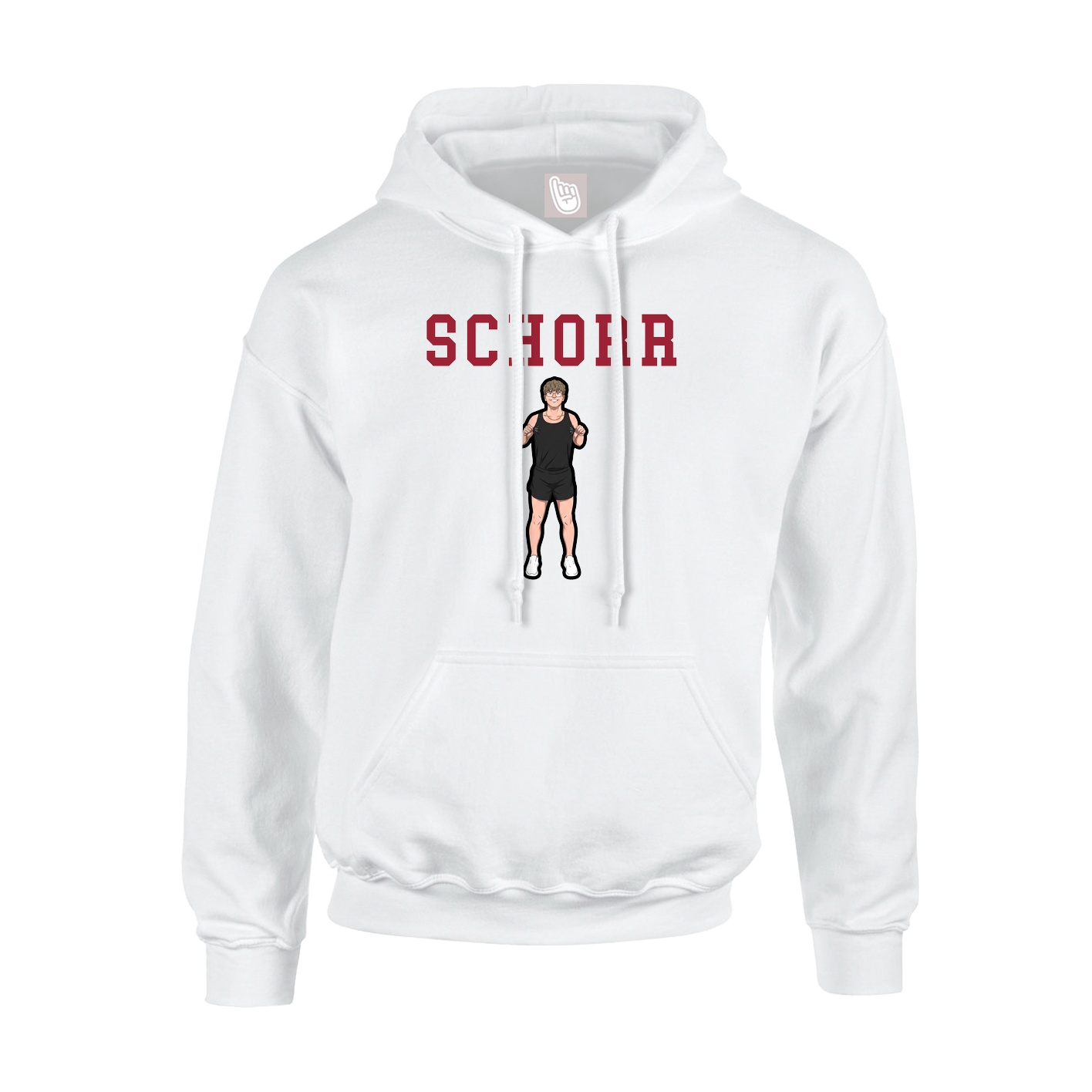 Youth Hoodie — Shirsey in White