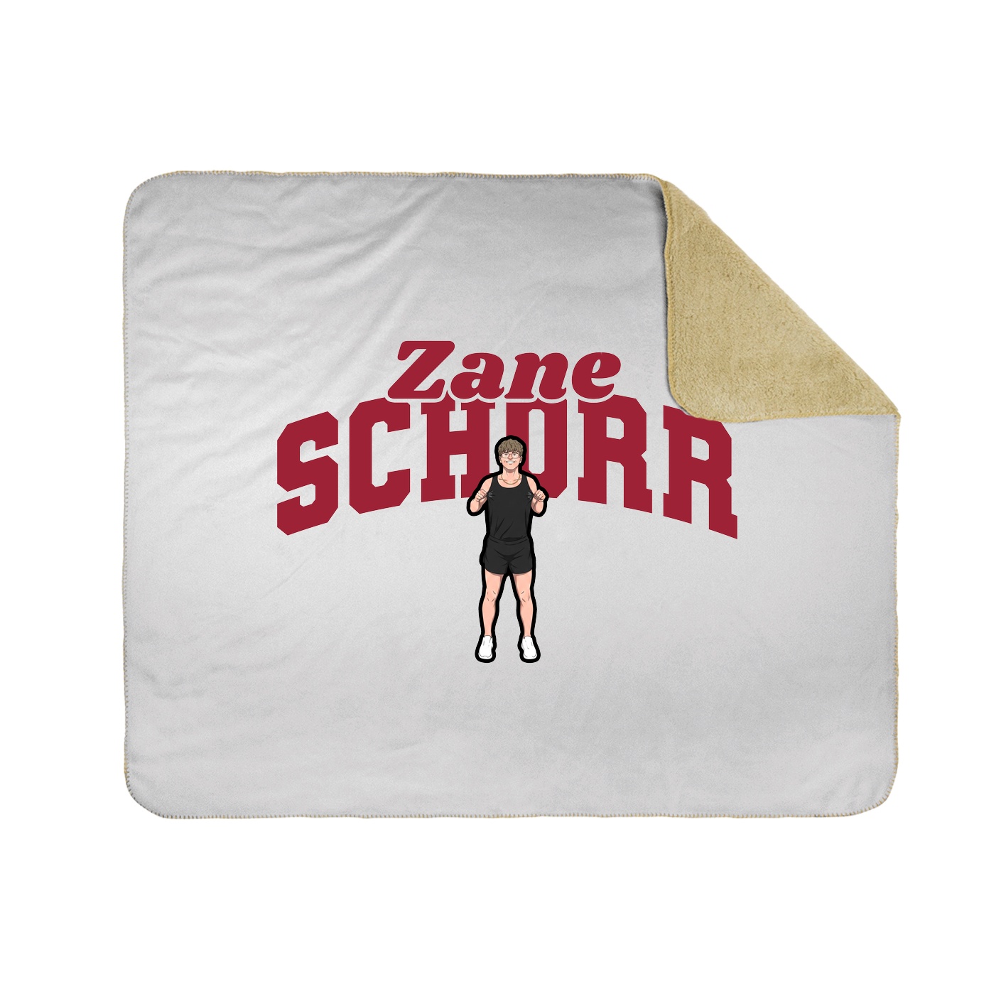 Throw Blanket — Signature Arch in White
