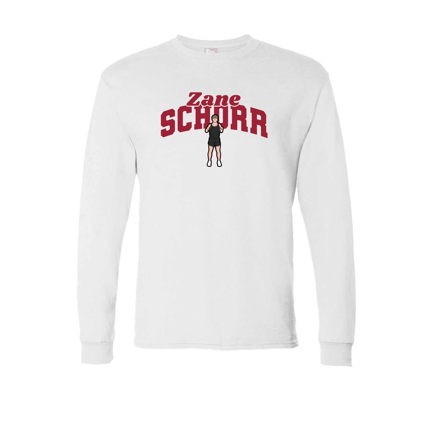 Long Sleeve Tee — Signature Arch in White