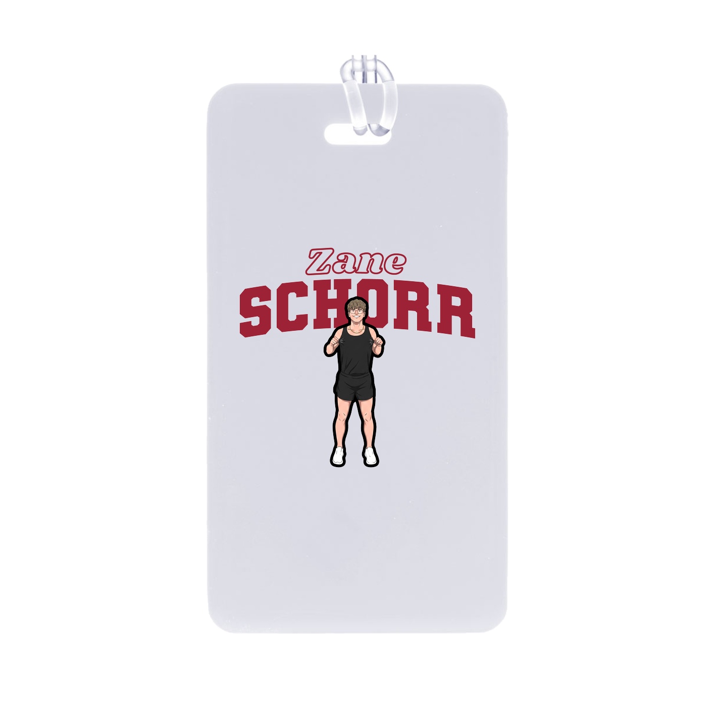 Bag Tag — Name Arch in Classic