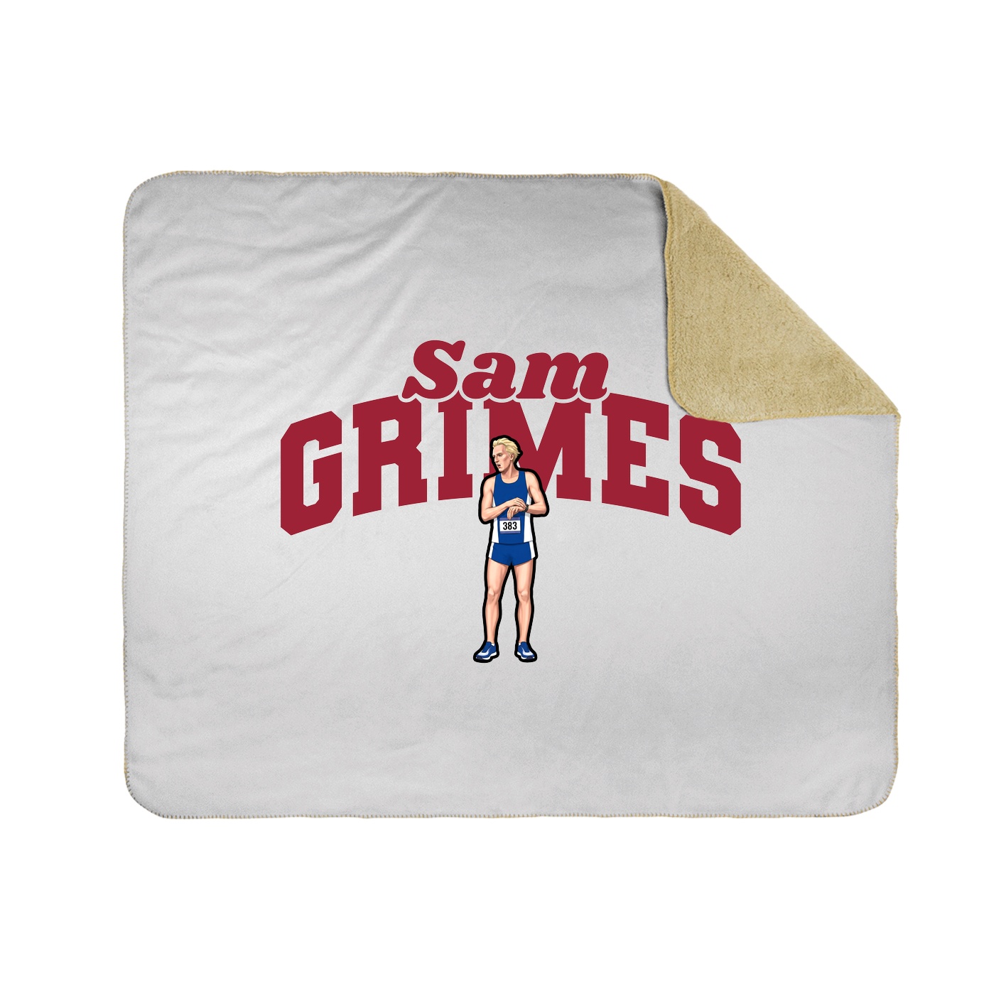 Throw Blanket — Signature Arch in White