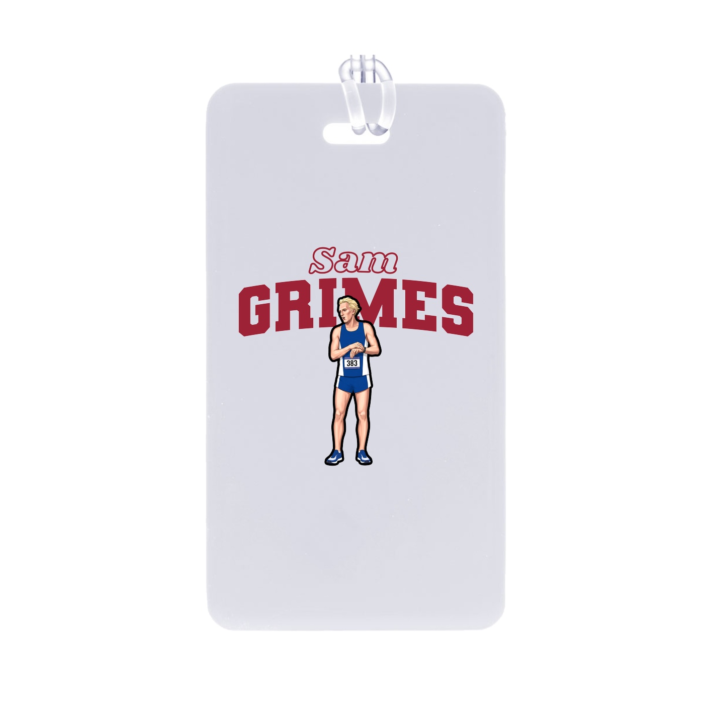 Bag Tag — Name Arch in Classic