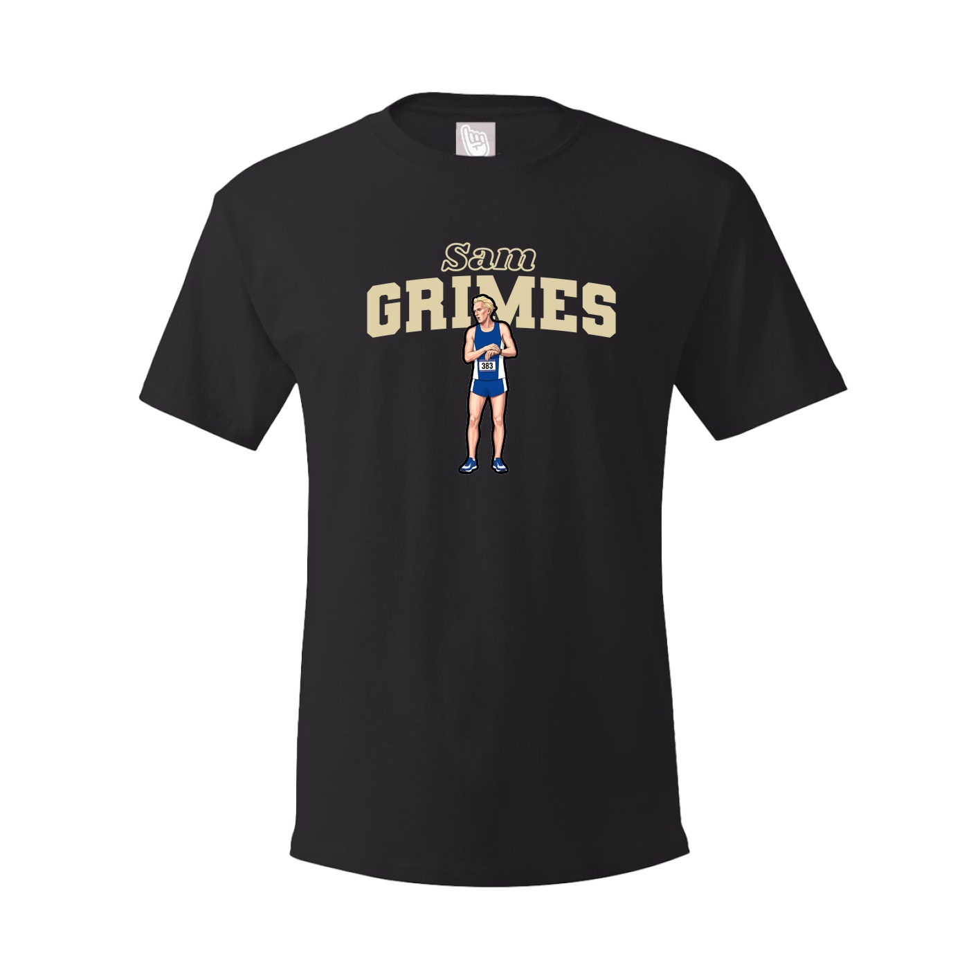 Youth Tee — Name Arch in Black