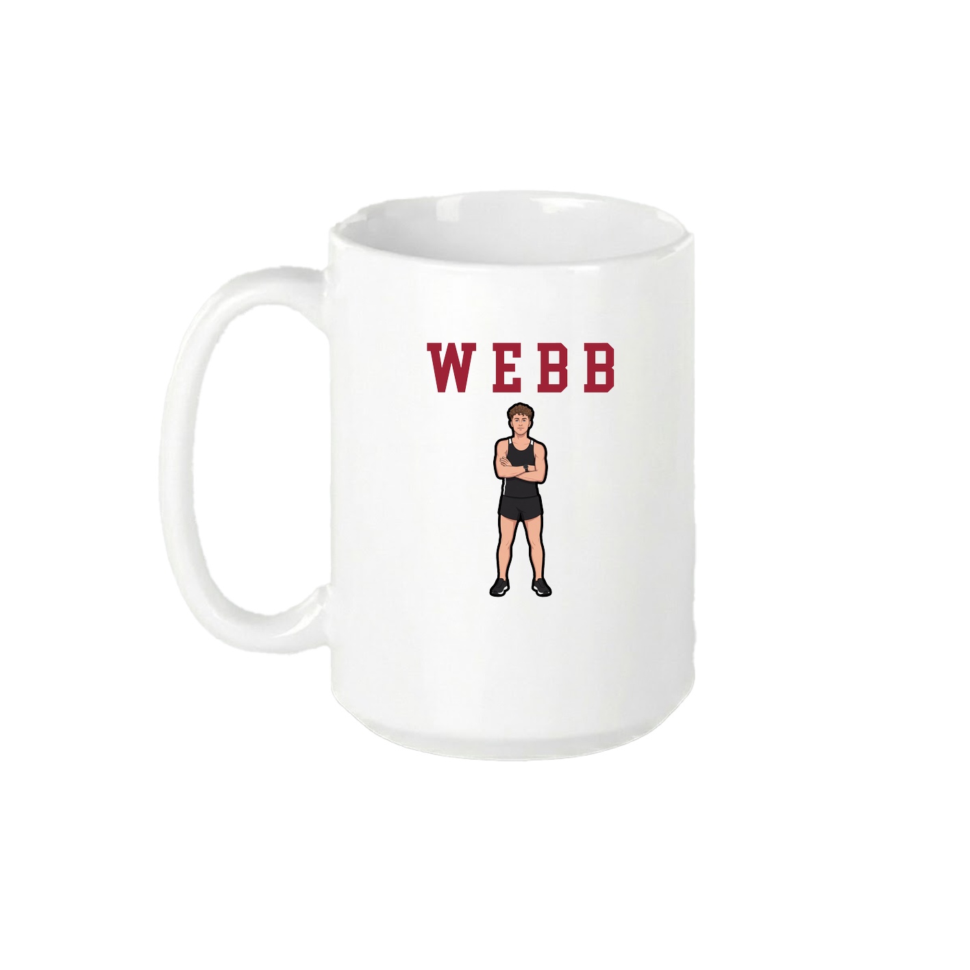 15oz Coffee Mug — Shirsey in White