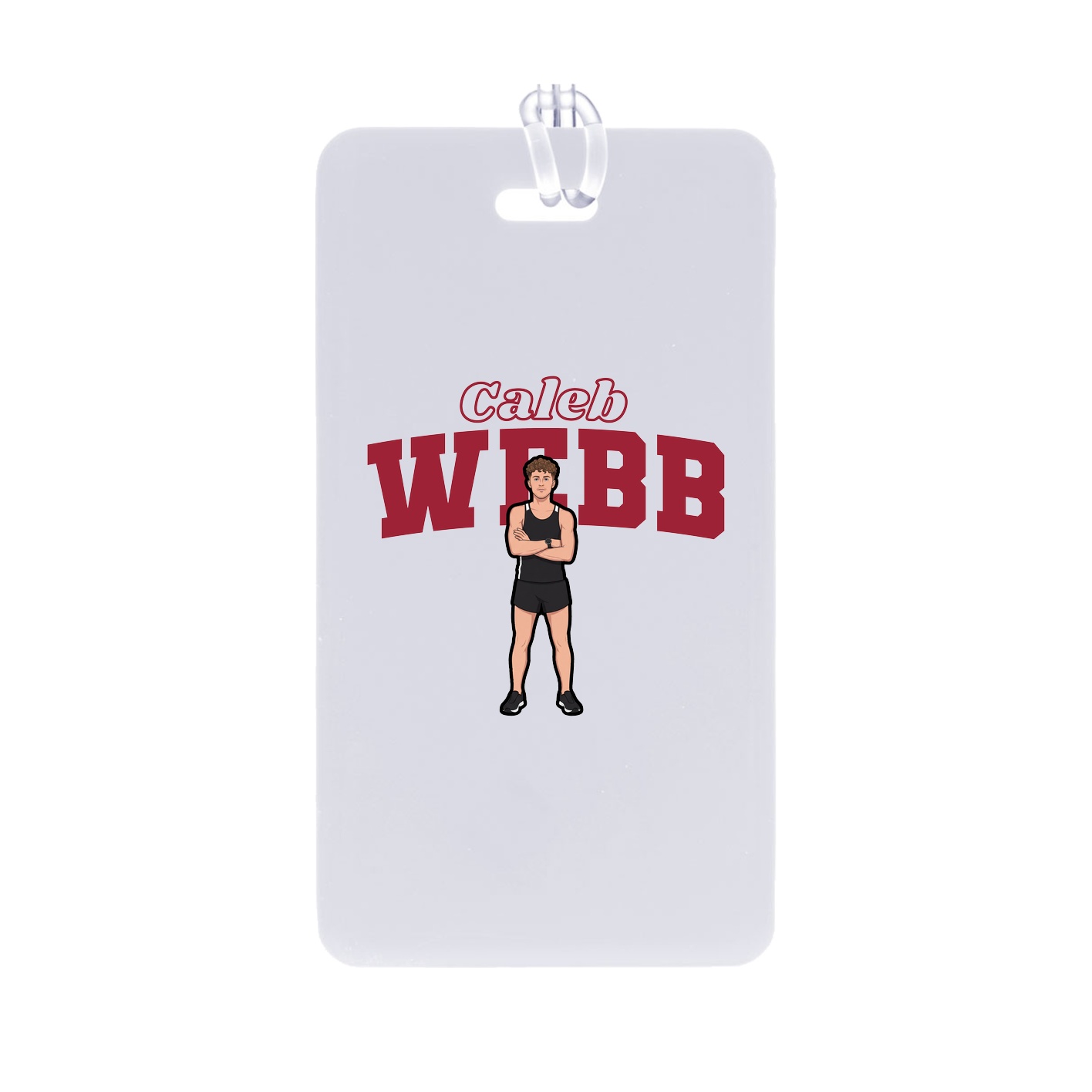 Bag Tag — Name Arch in Classic