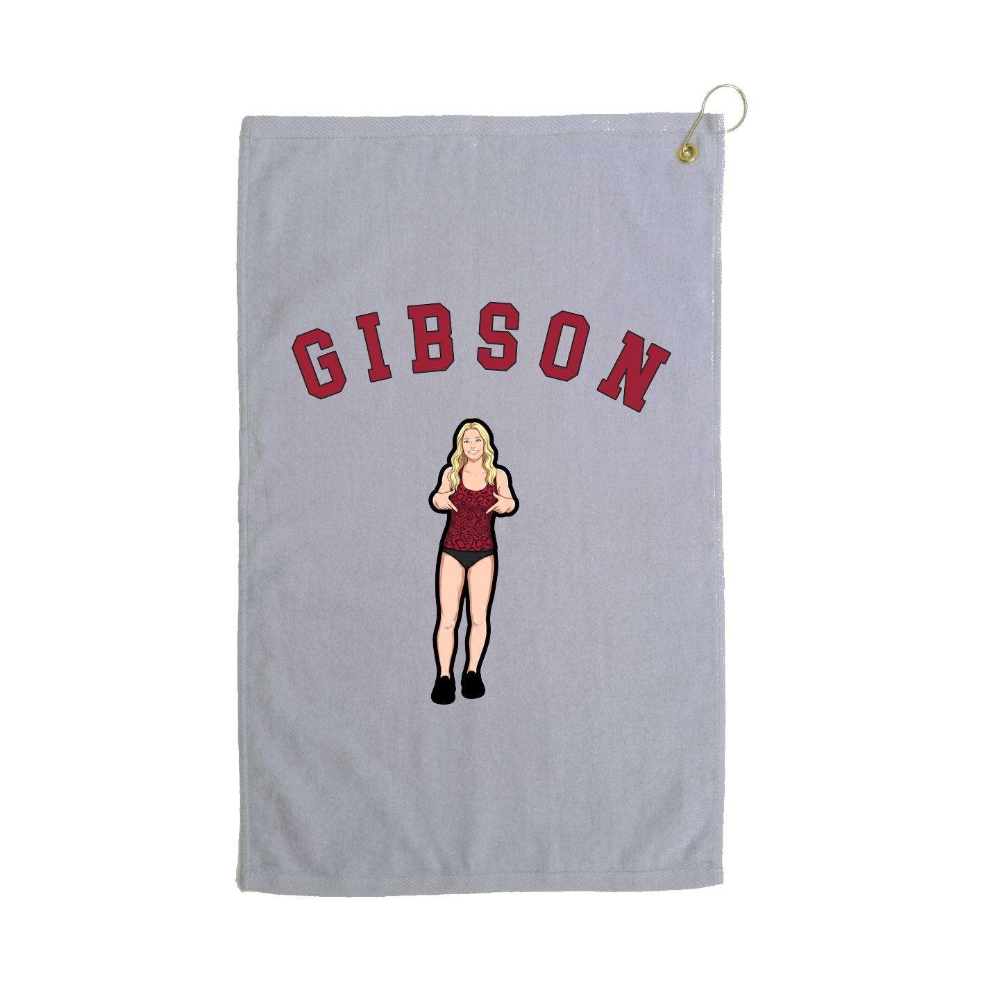 Golf Towel — Shirsey Arch in Grey