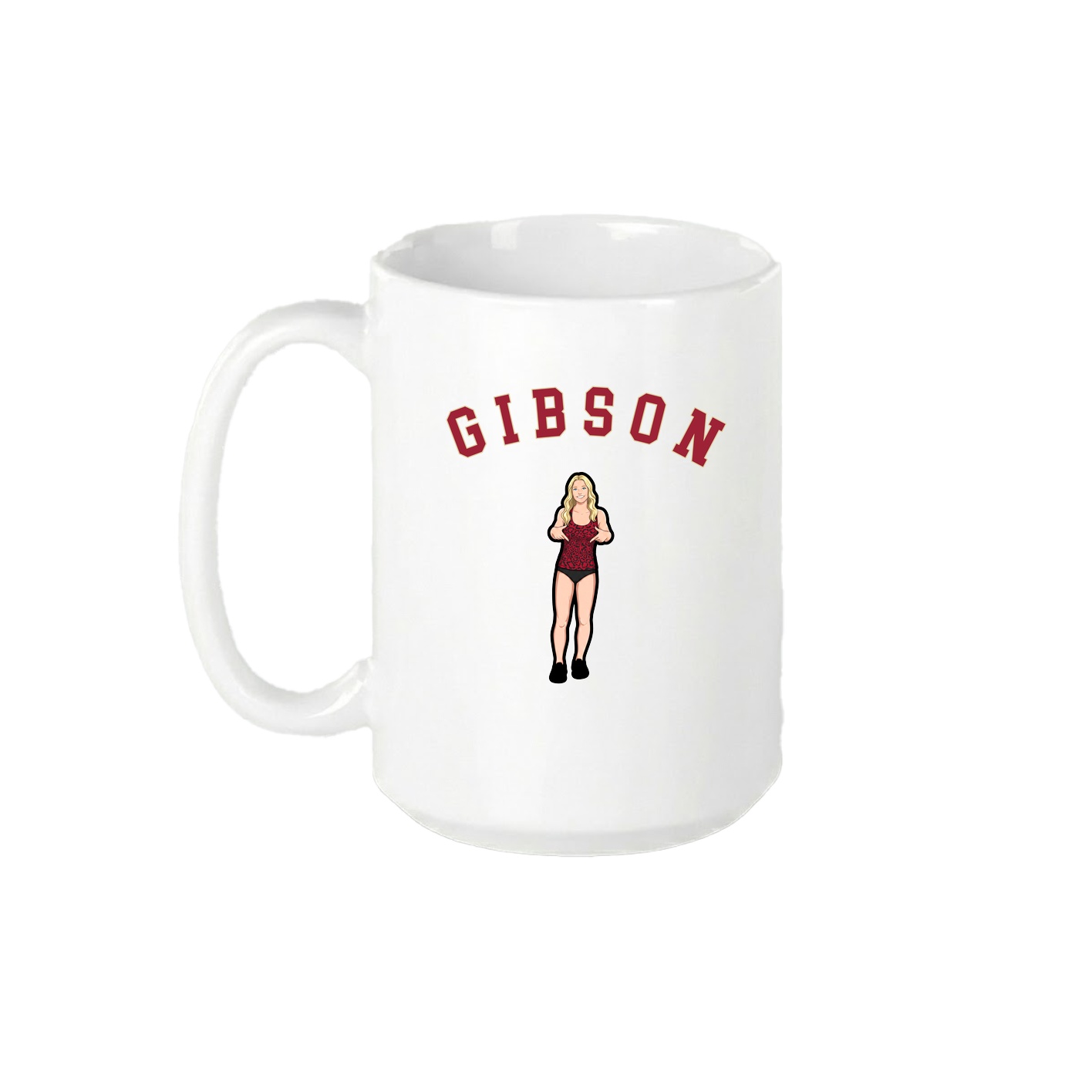 15oz Coffee Mug — Shirsey Arch in White