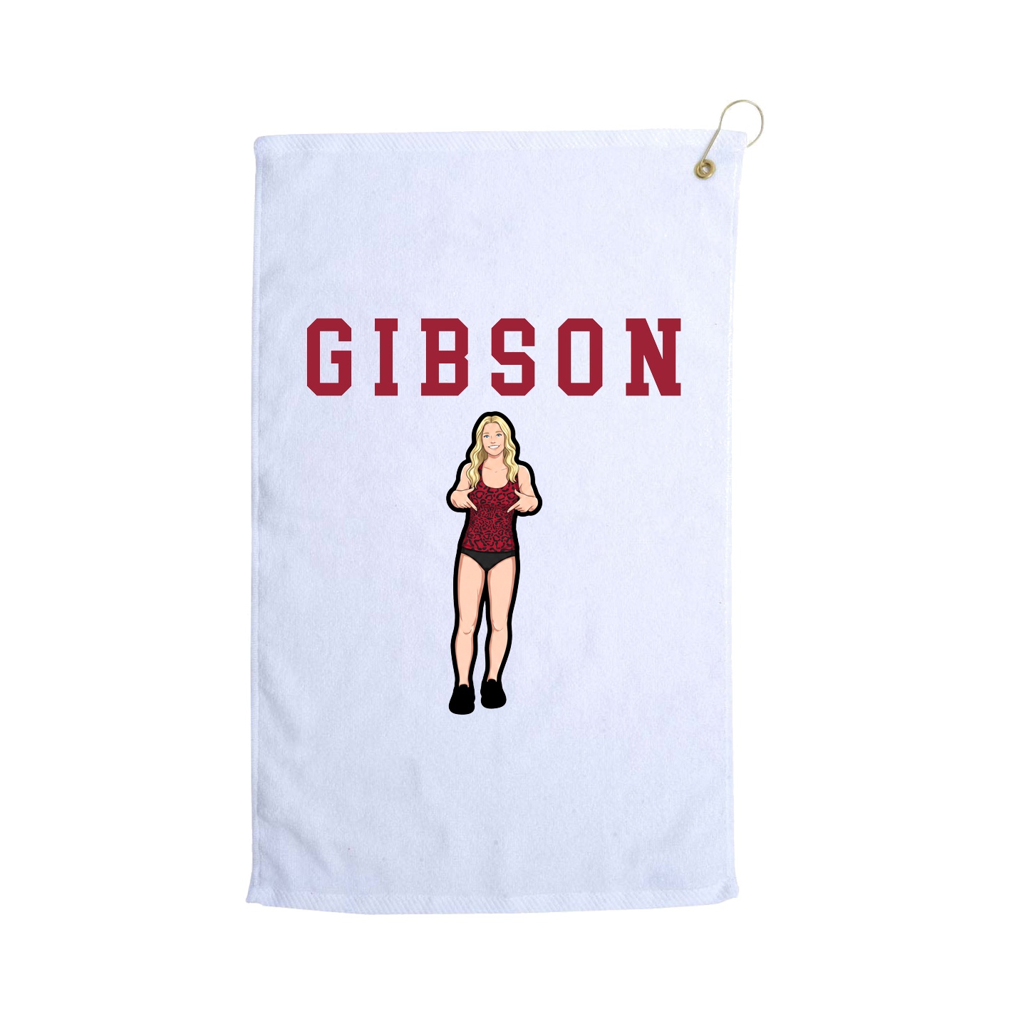 Golf Towel — Shirsey in White