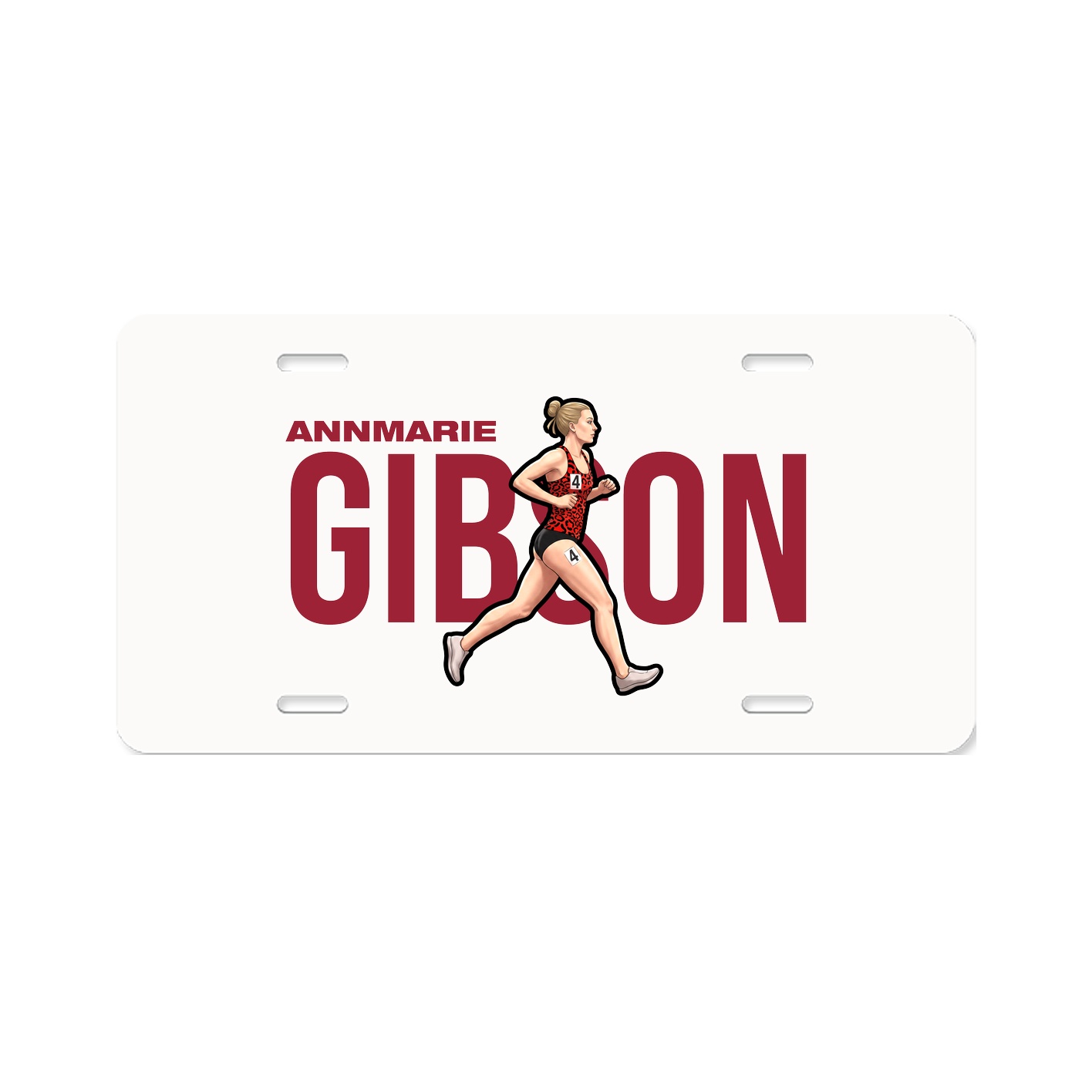 License Plate — Player Name in Classic