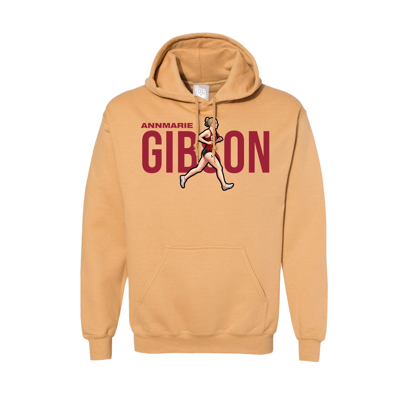 Hoodie — Player Name in Vegas Gold
