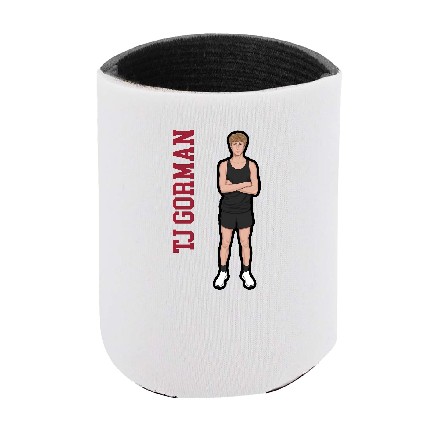 Can Holder — Name Vertical in White