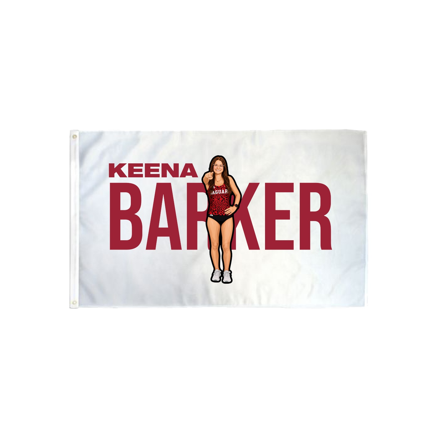 3x5 Flag — Player Name in Classic